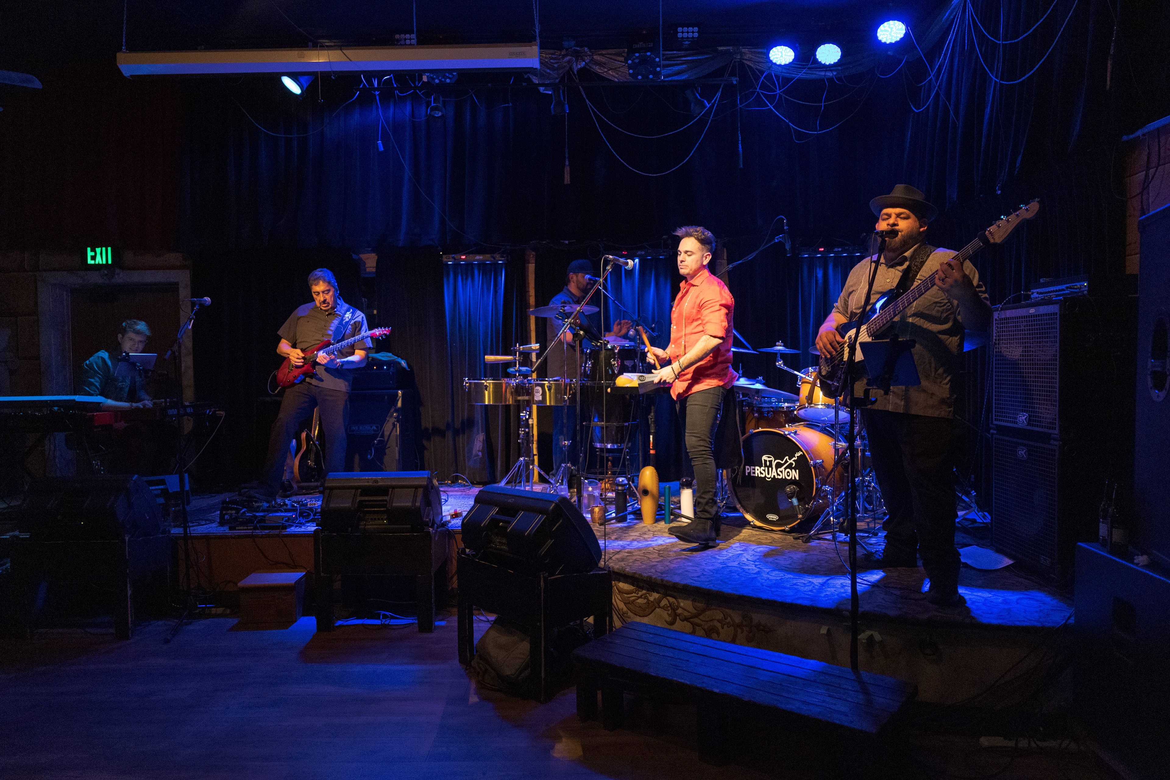 Fort Collins-based band Persuasion performs "Black Magic Woman" at Avogadro's Number Feb. 11.