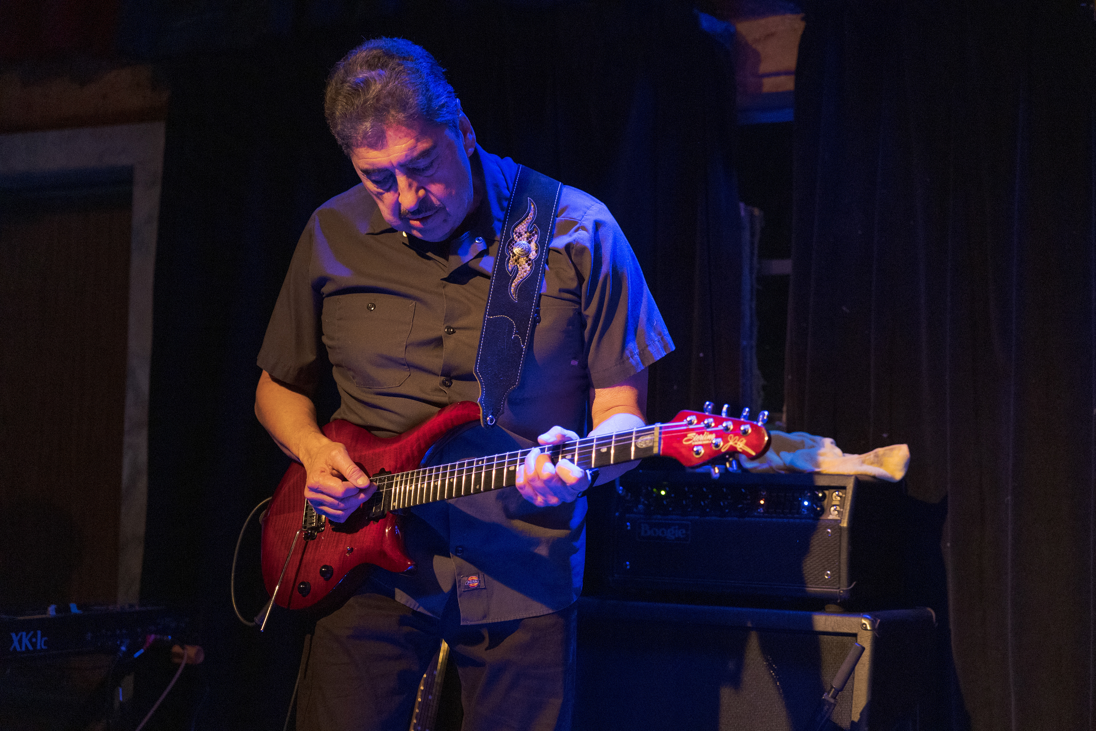 John JImenez of Fort Collins-based band Persuasion performs "Apache/Smooth" at Avogadro's Number Feb. 11.