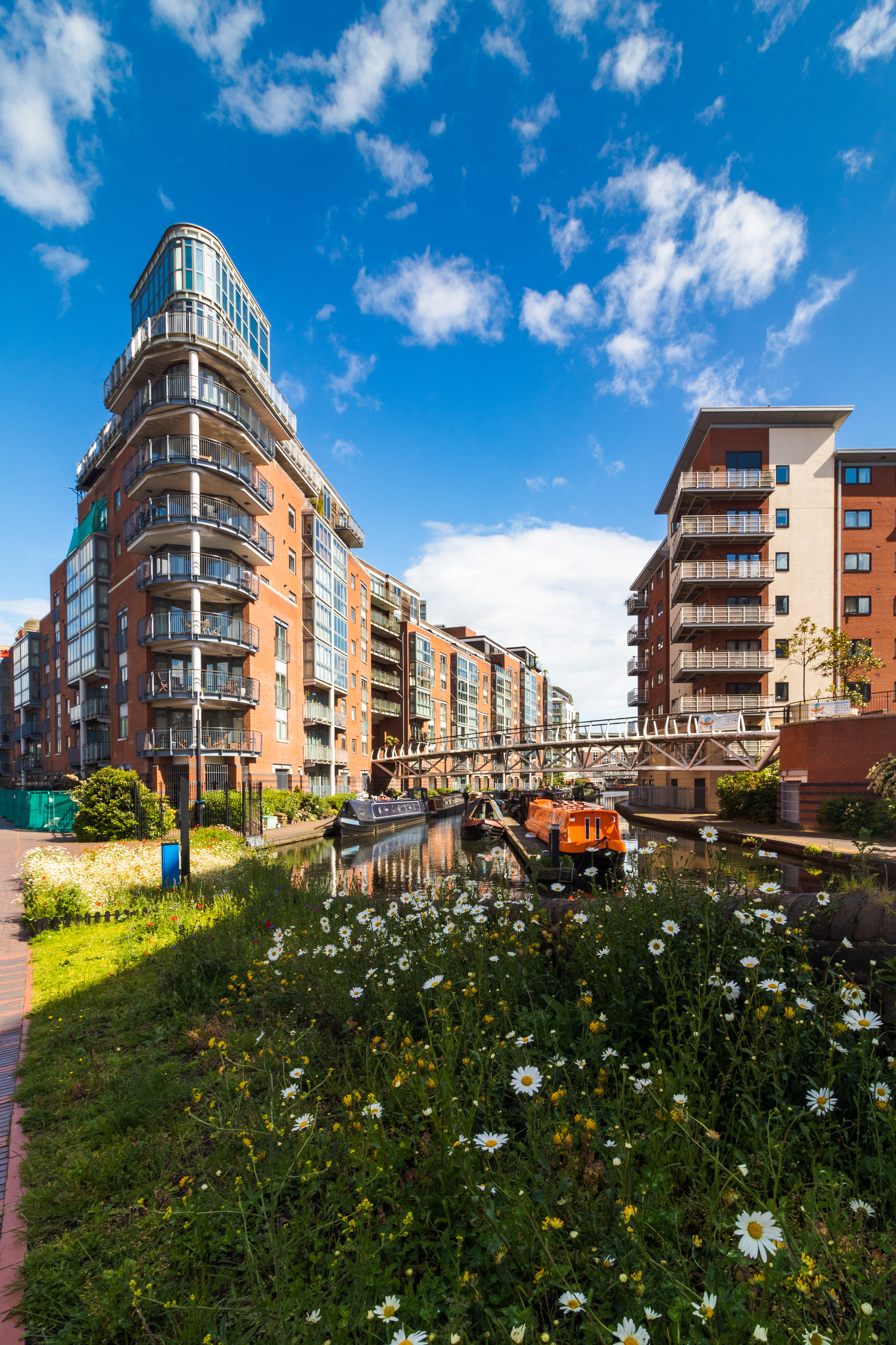 The Canal Quarter in Birmingham, England June 8. Birmingham is the second most populous city in England and has more miles of canals than Venice.