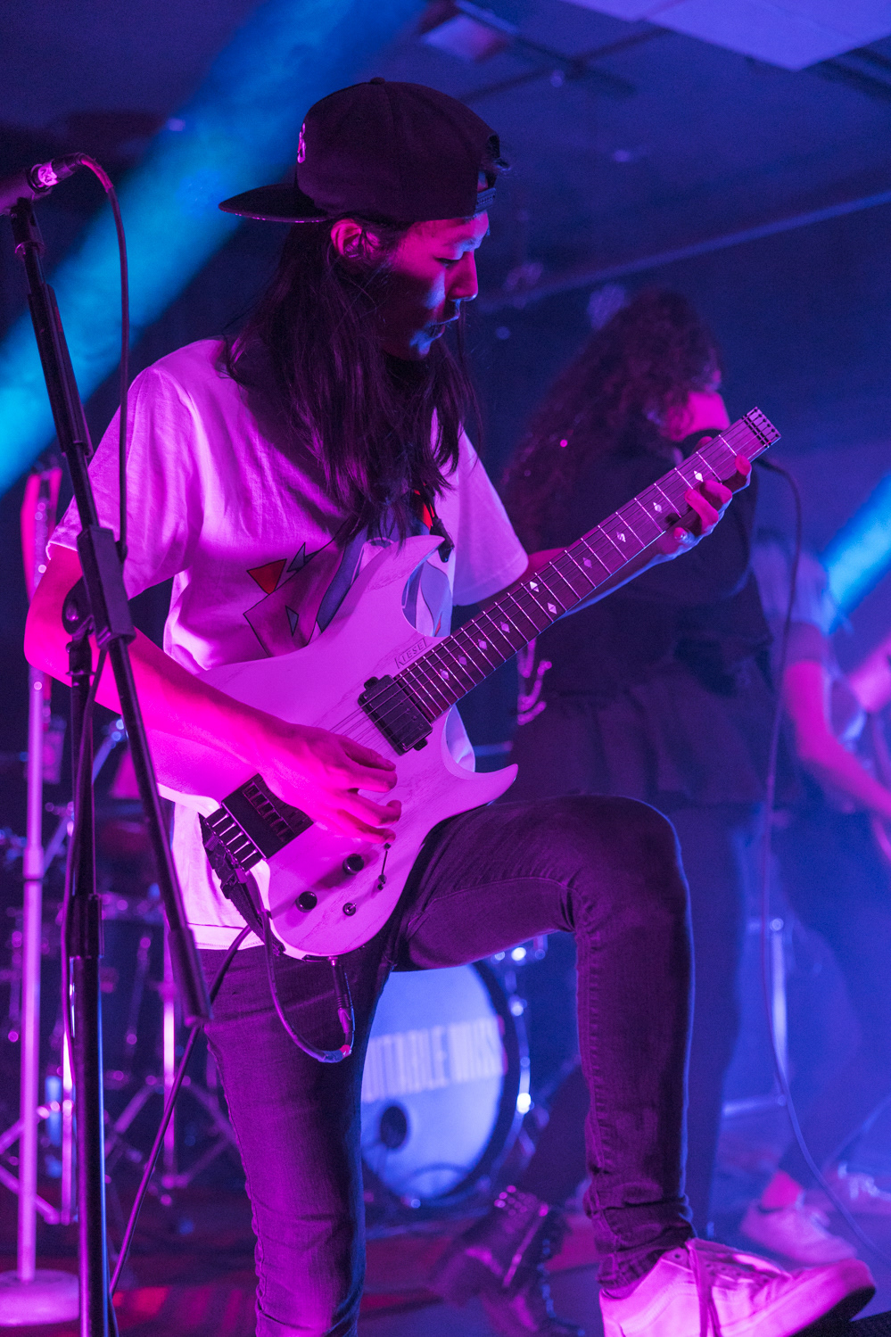 Noah Sauls, Sara Perez and Kelsey Gant of Denver, Colorado pop-punk band Suitable Miss perform at The Coast during the band's Fall Tour 2022, Oct. 23.