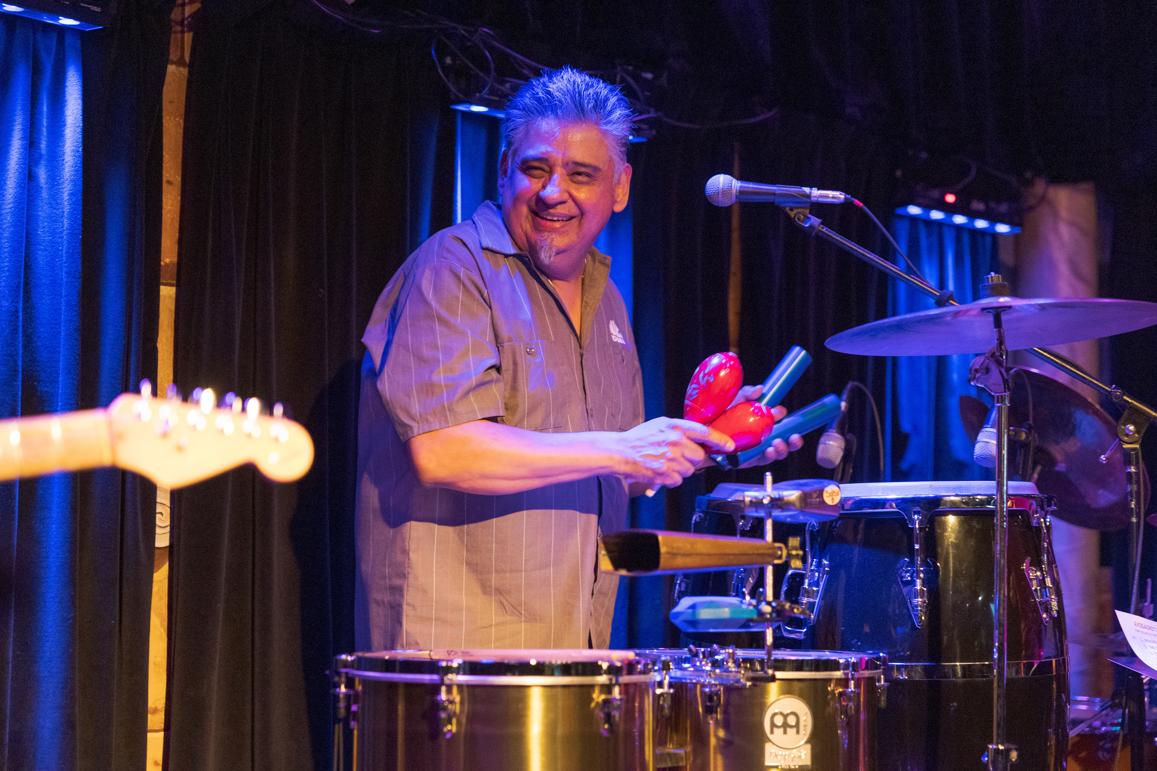 Frank Jimenez of Fort Collins-based band Persuasion performs "No One to Depend On" at Avogadro's Number Feb. 11. In addition to Persuasion, Jimenez is the co-owner of Babalu's Cuban Cuisine.