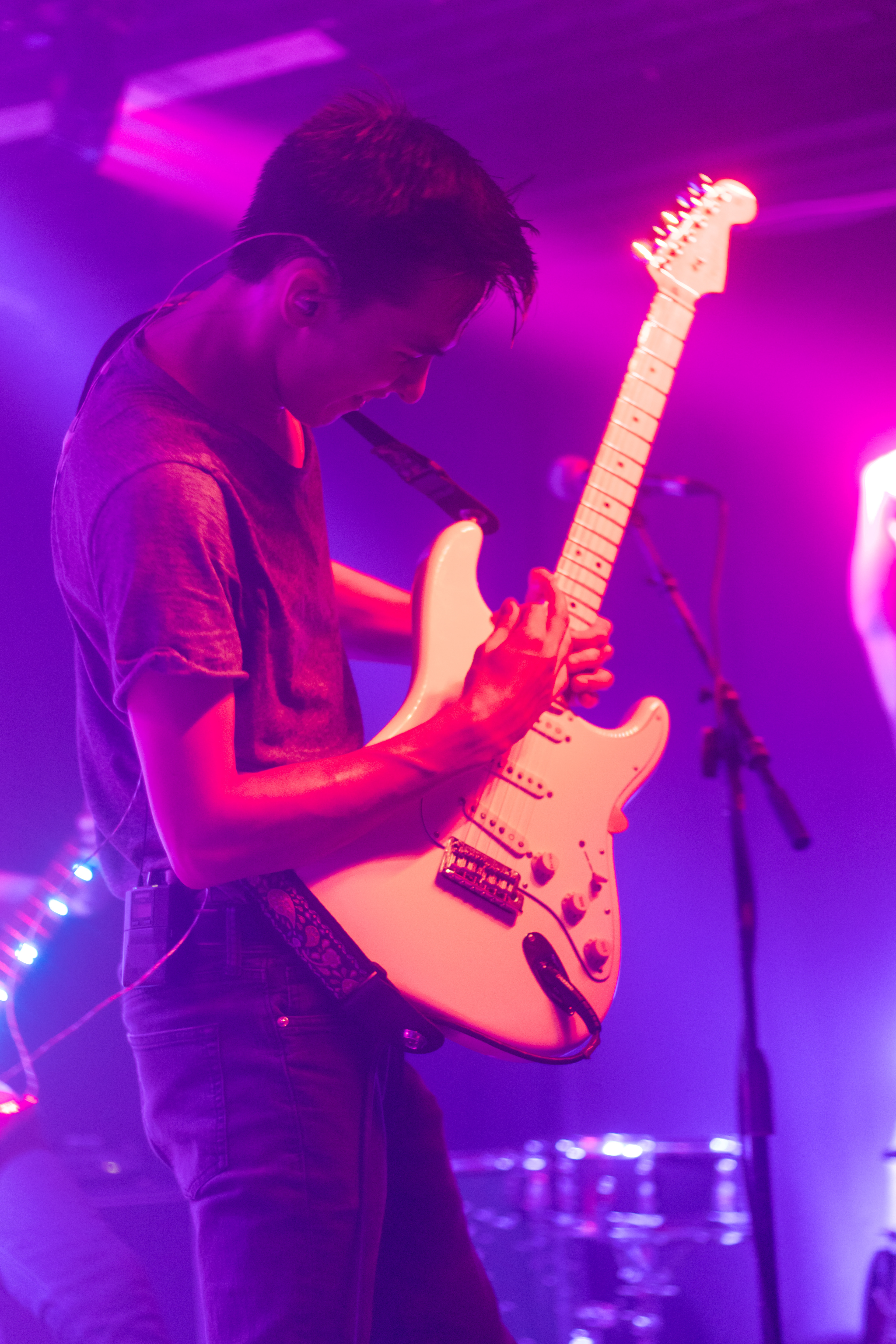 Charlie Maddocks, singer and guitarist for HOLDFAST., performs at Globe Hall July 17.