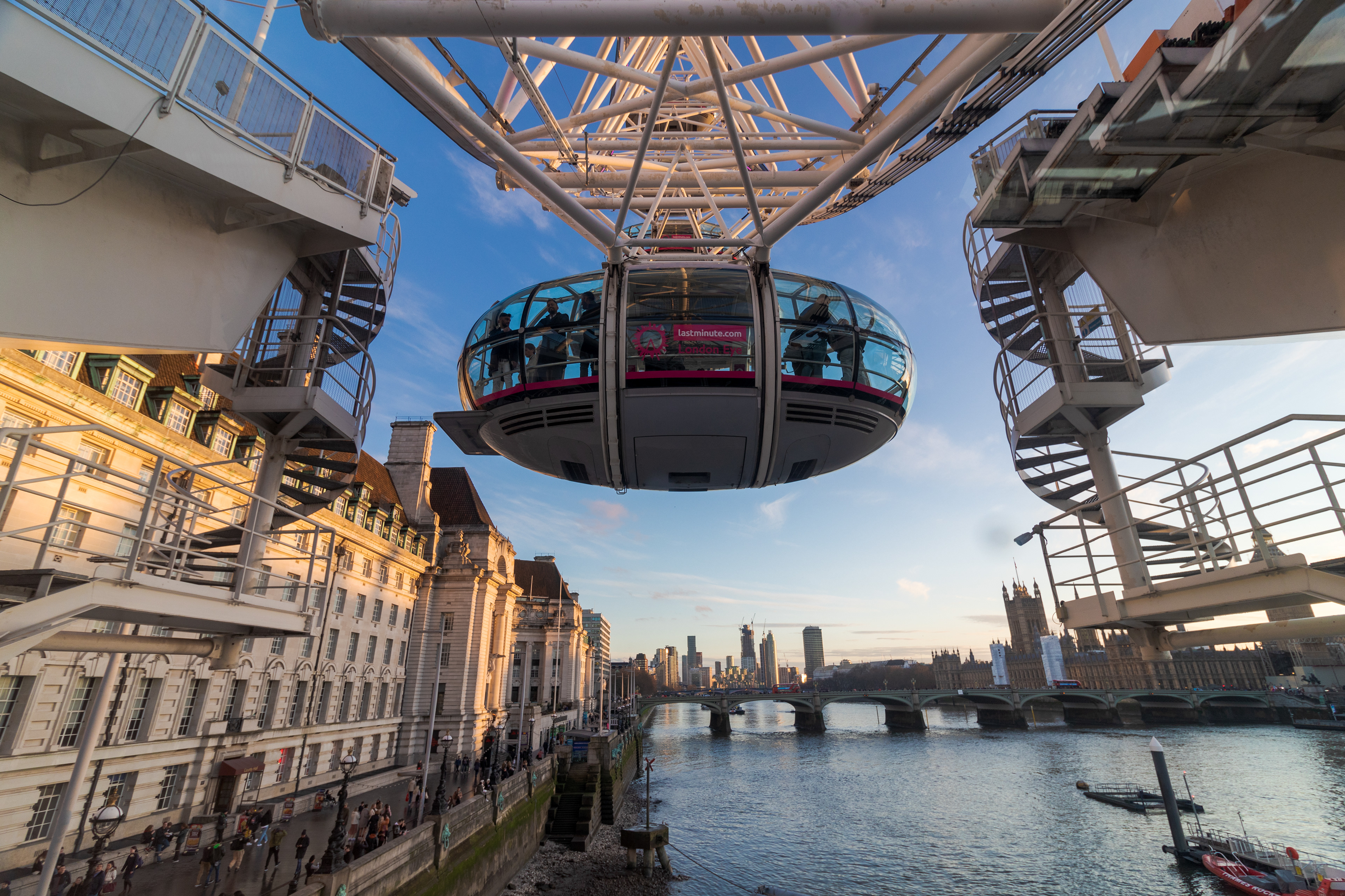 The London Eye March 14. The London Eye was the world’s tallest Ferris wheel when it opened in 2000 and is the United Kingdom’s most popular paid tourist attraction.