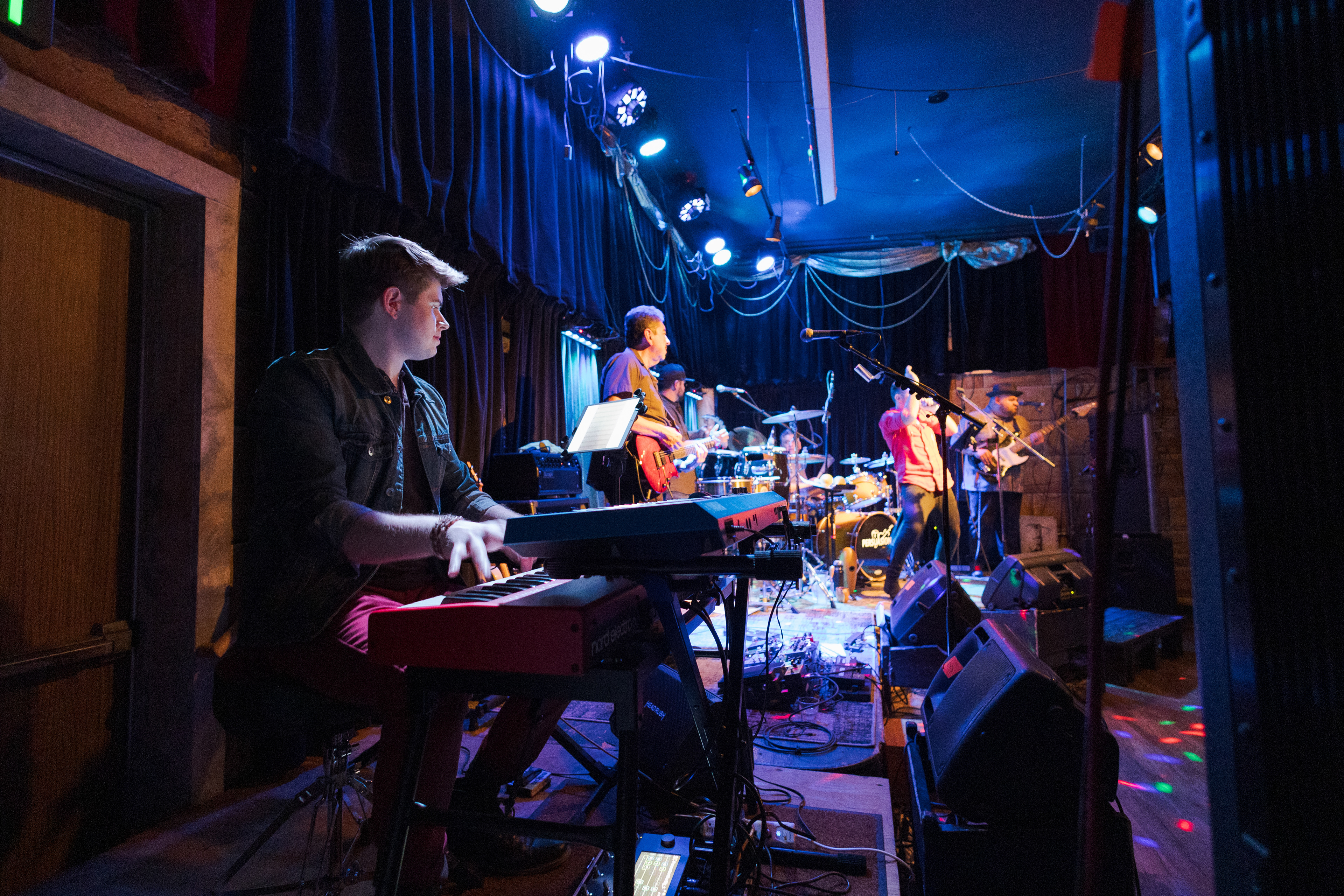 Fort Collins-based band Persuasion performs "The House Is Rockin'" at Avogadro's Number Feb. 11.