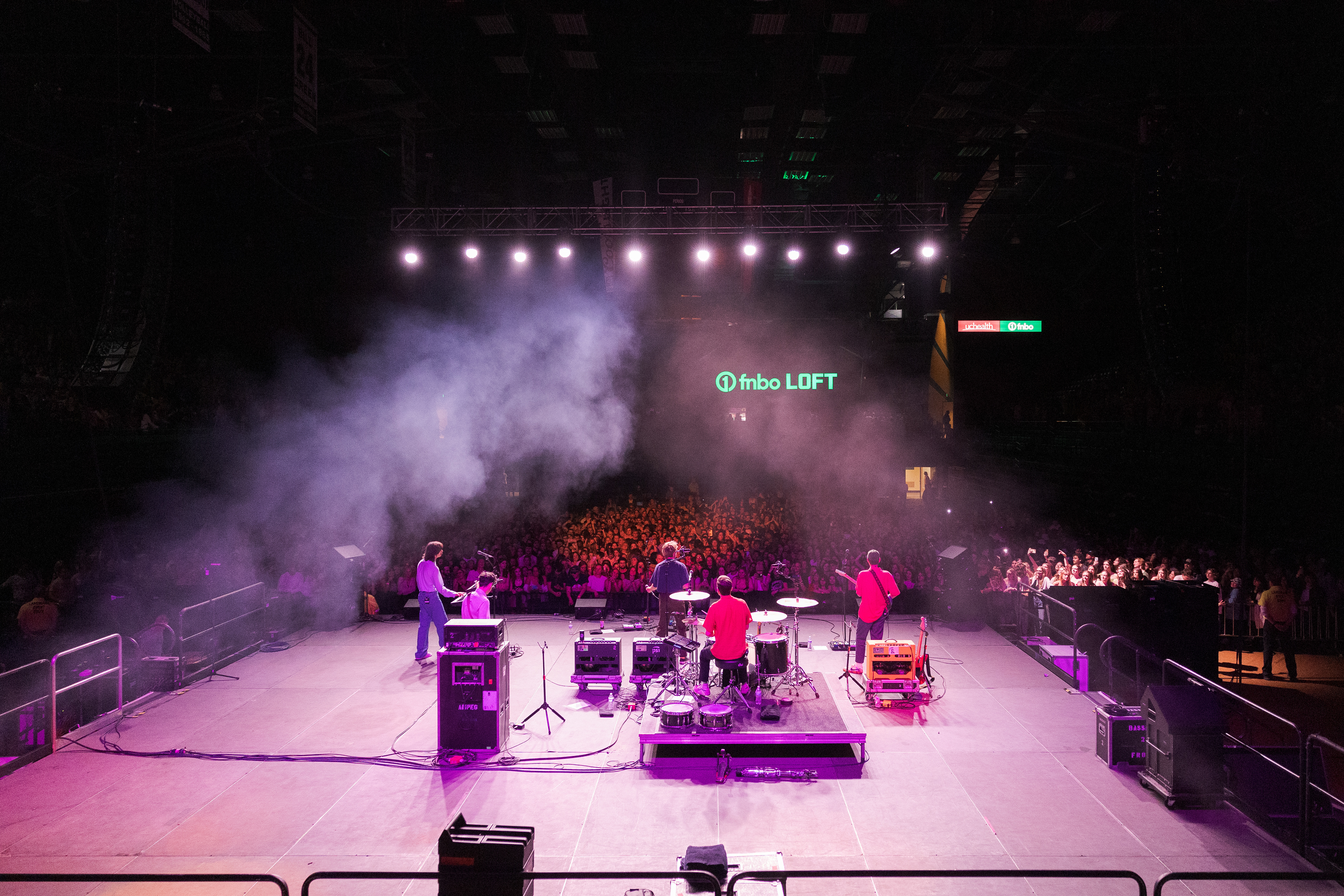 Dayglow performs "Fuzzybrain" during RamFest at Moby Arena April 27. The concert was attended by approximately 3,700 people, primarily Colorado State University students.
