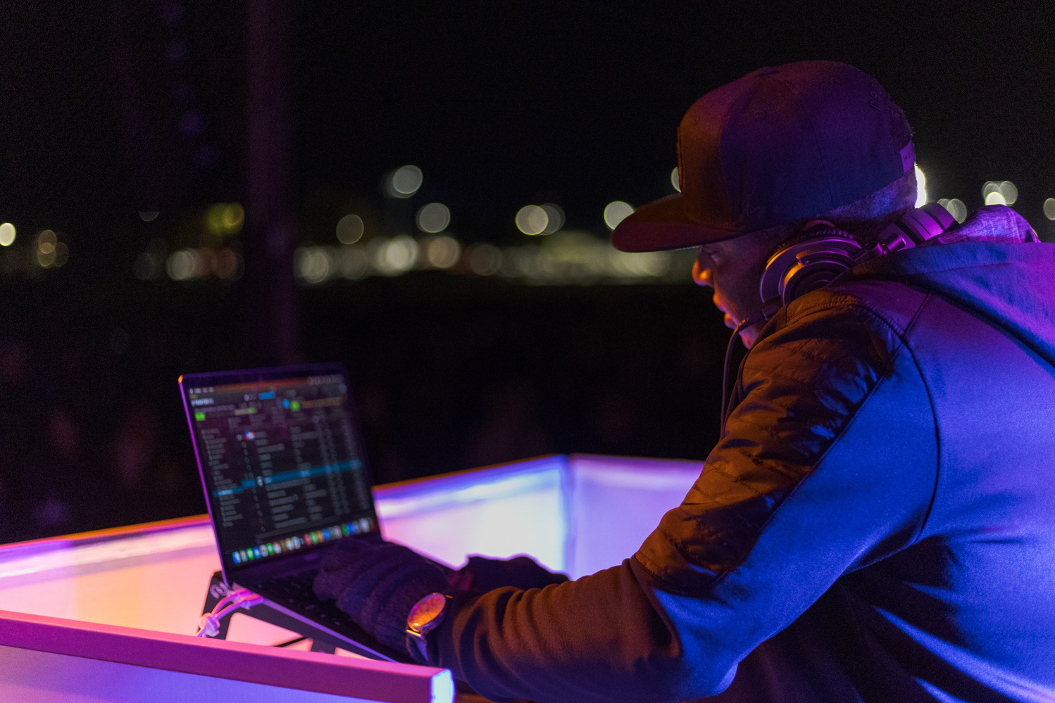 Former Associated Students of Colorado State University President Jason Gregory performs at Friday Night Lights Oct. 13. Gregory's set included pop and electronic hits from the 2000s, 2010s and 2020s.