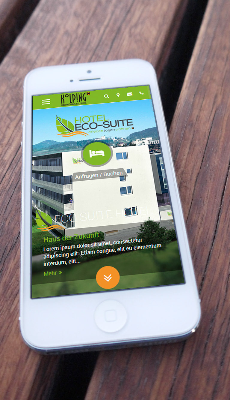 Eco Suite Hotel mobile view