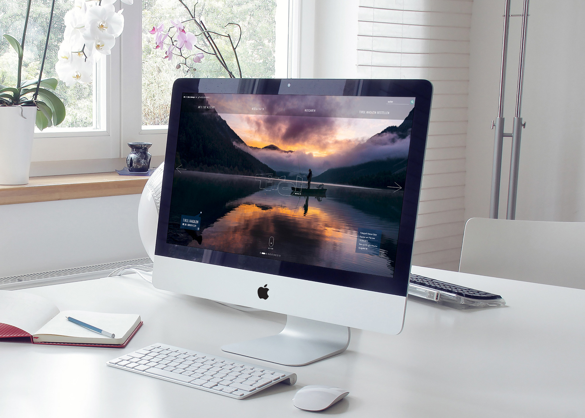 Das Tyrol Magazine desktop view