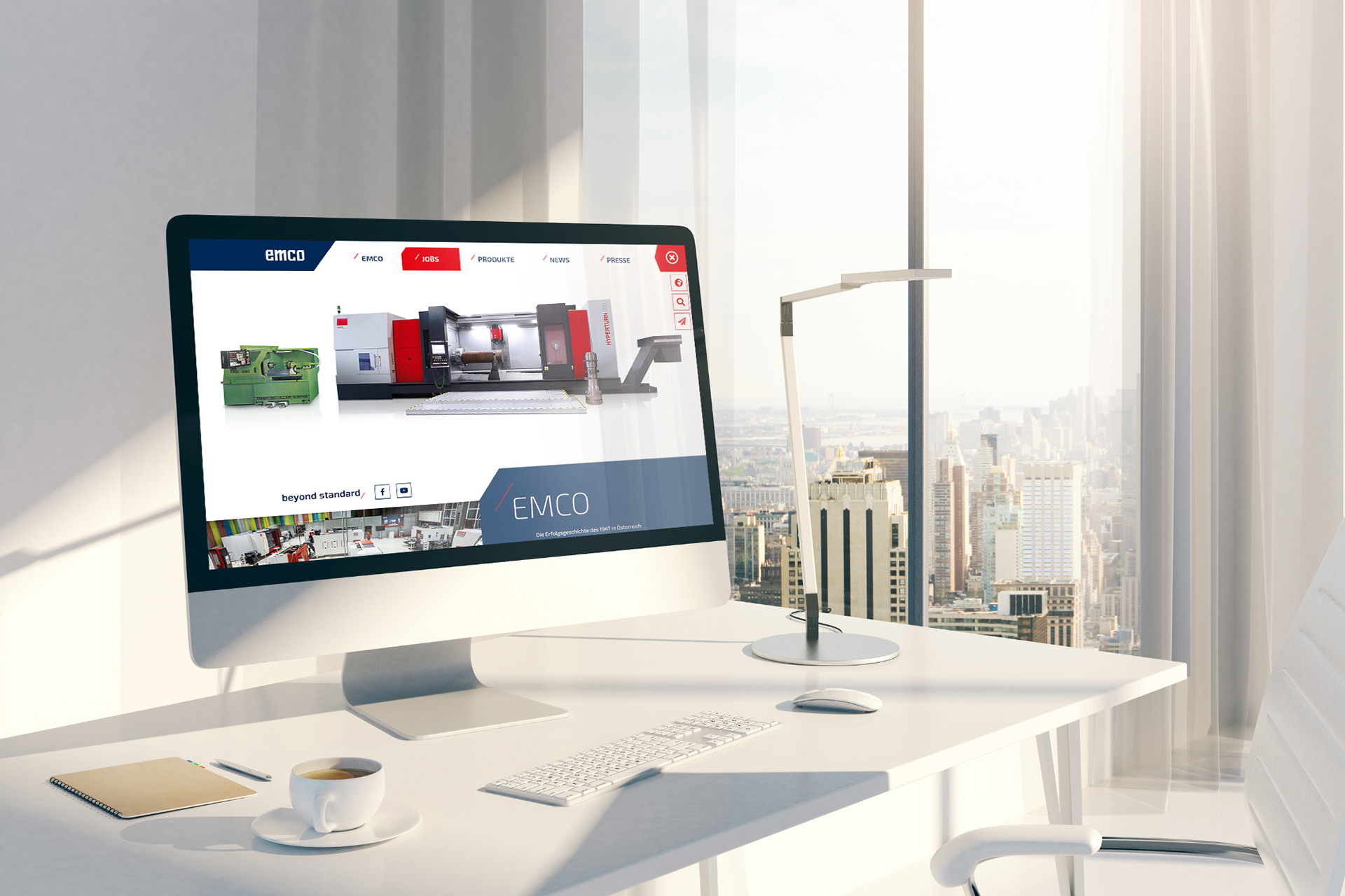 EMCO desktop view