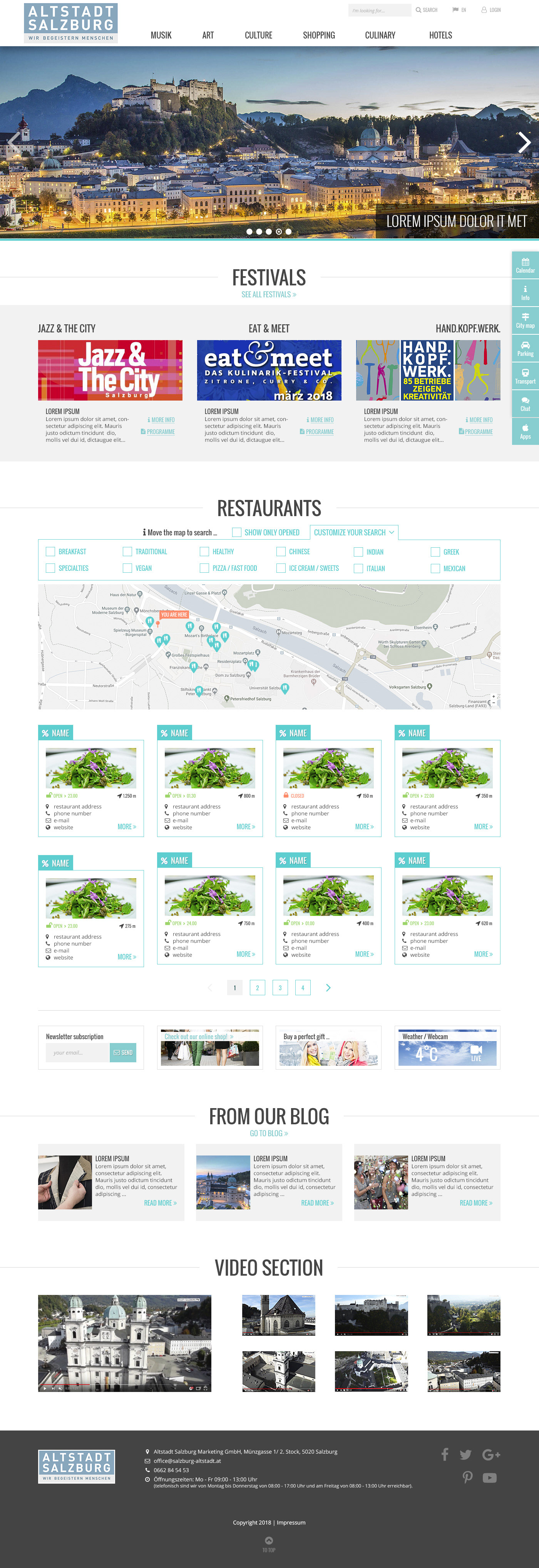Altstadt Salzburg - subpage