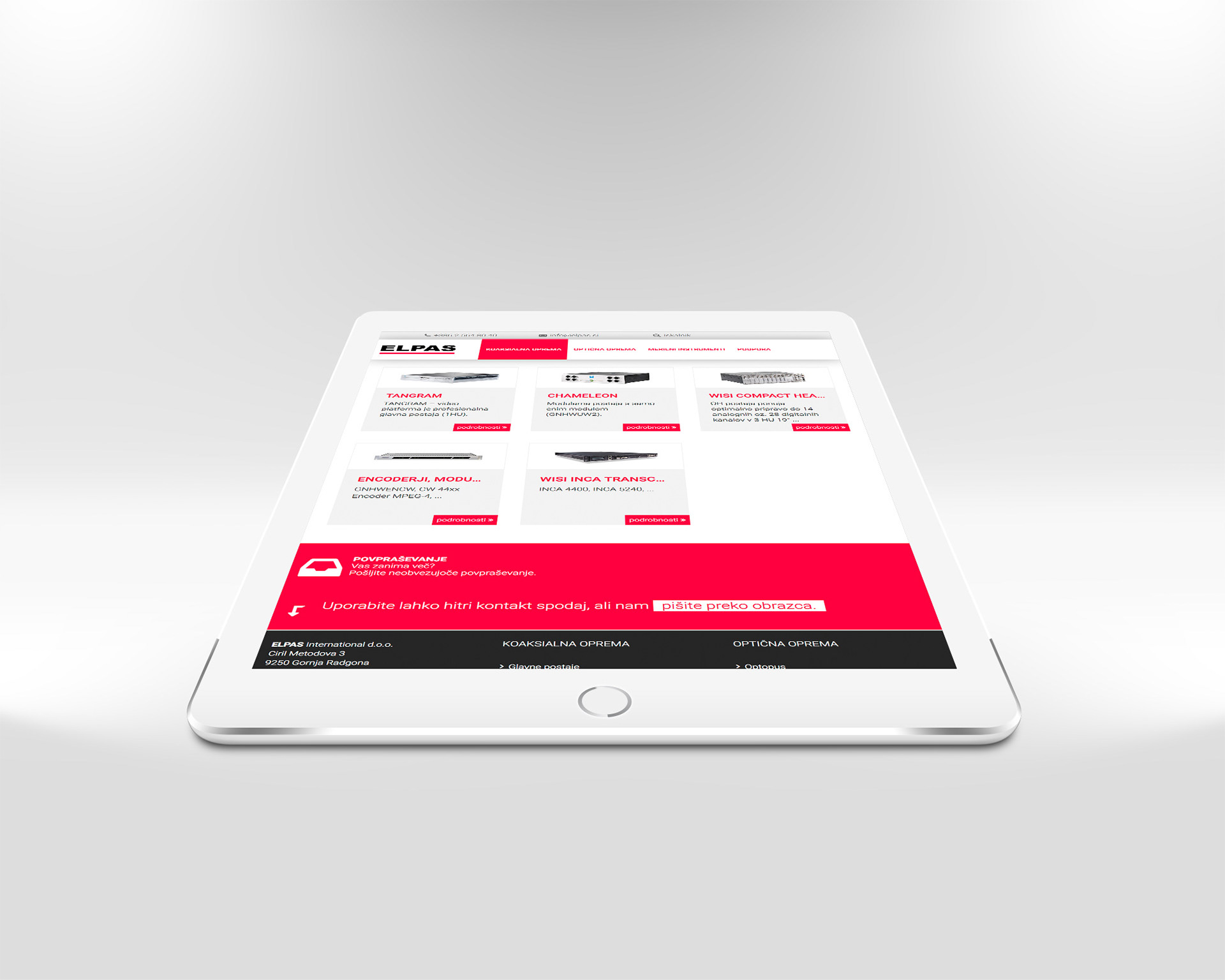 Elpas tablet view