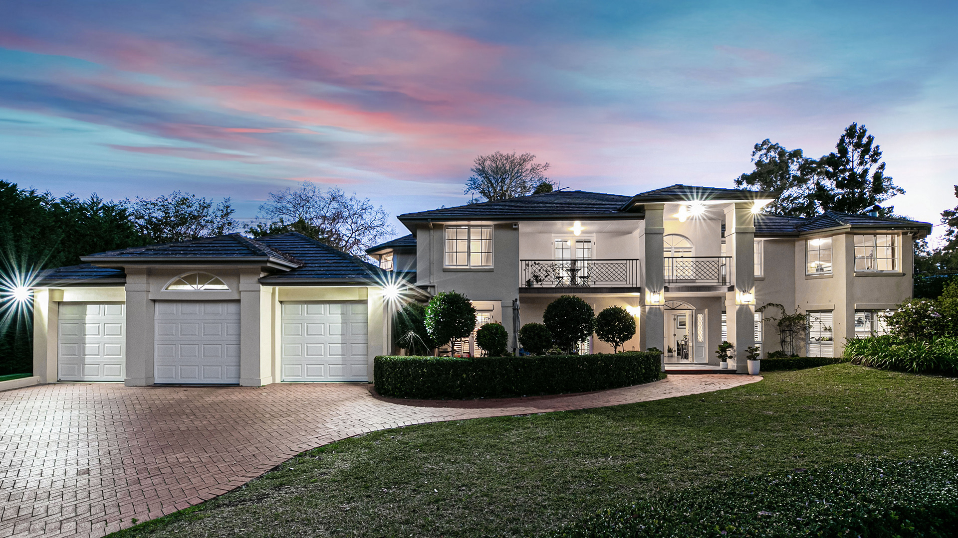 exterior dusk photo