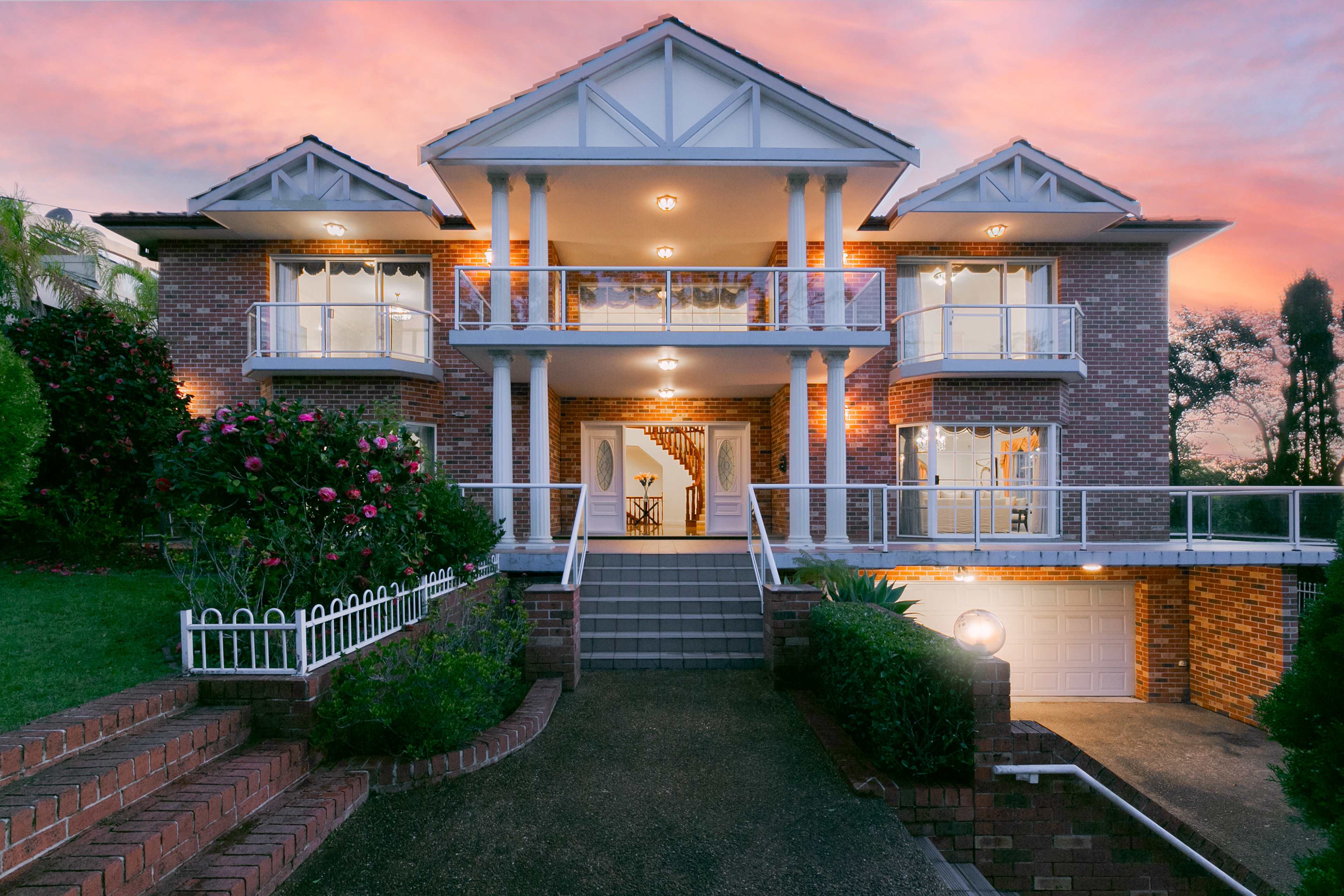 exterior dusk photo