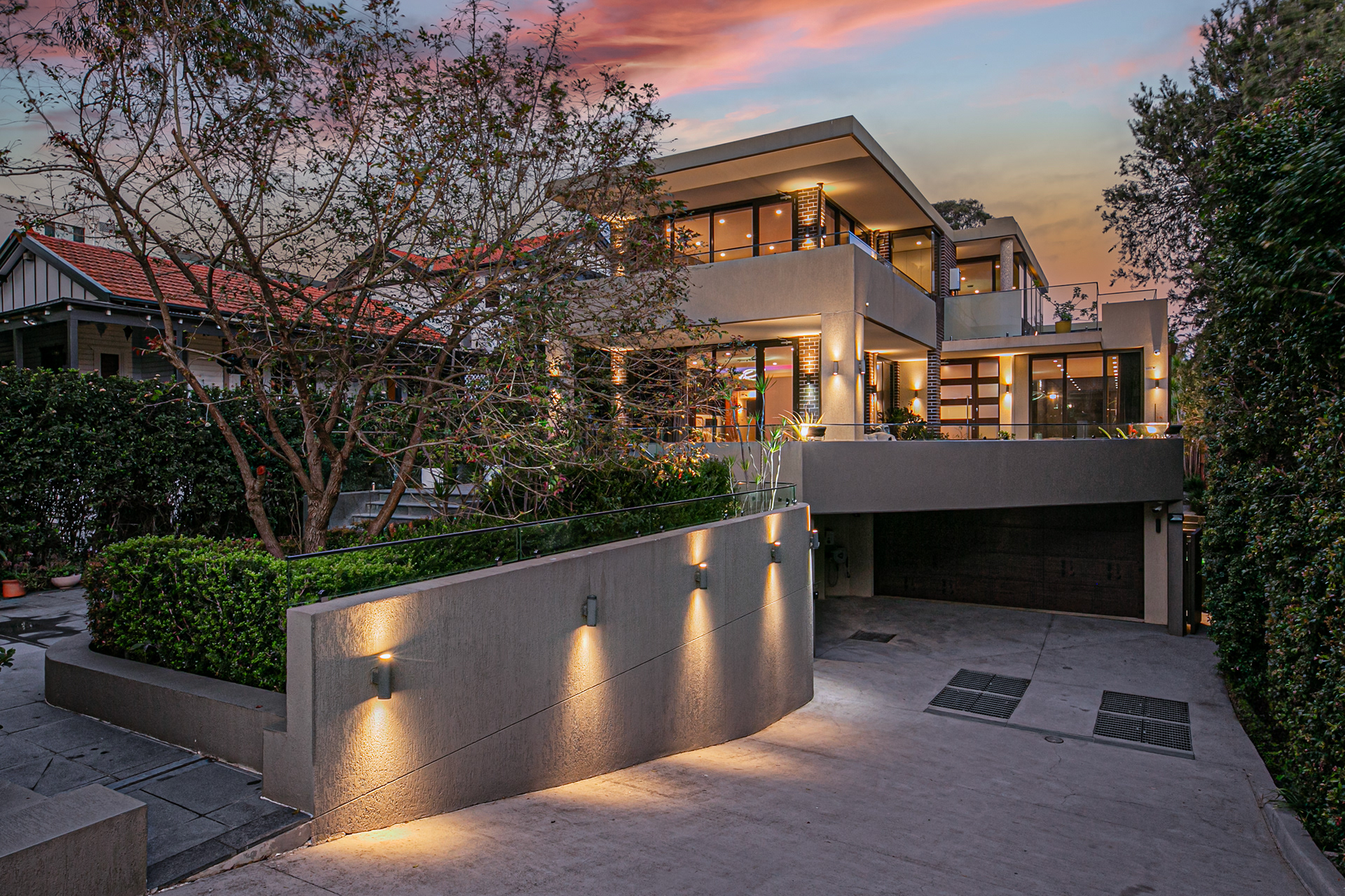 exterior dusk photo