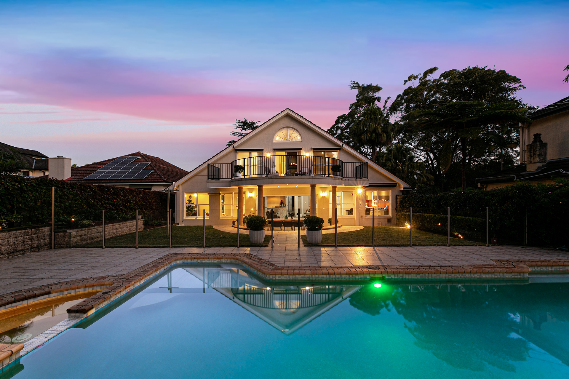 exterior dusk photo