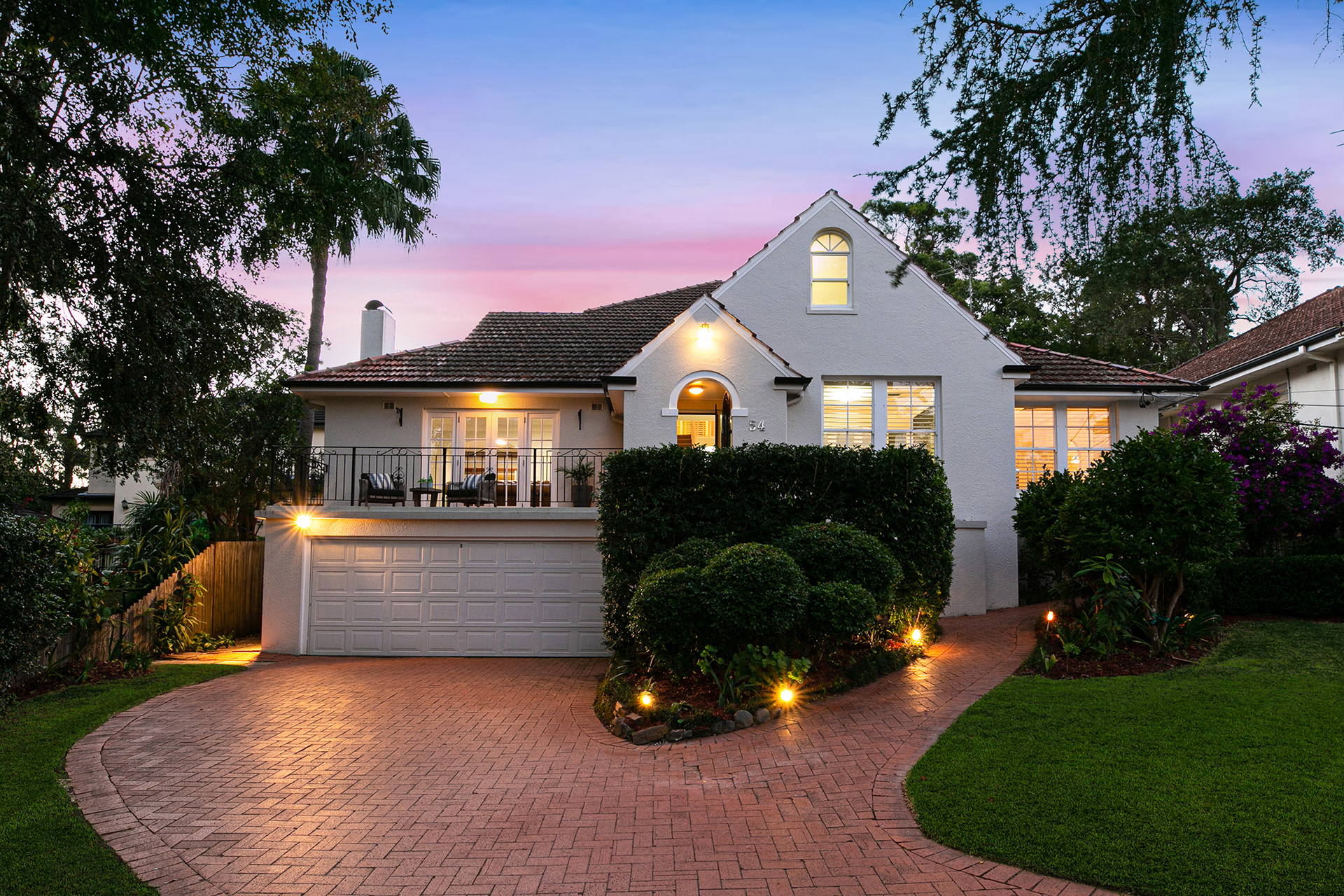 exterior dusk photo