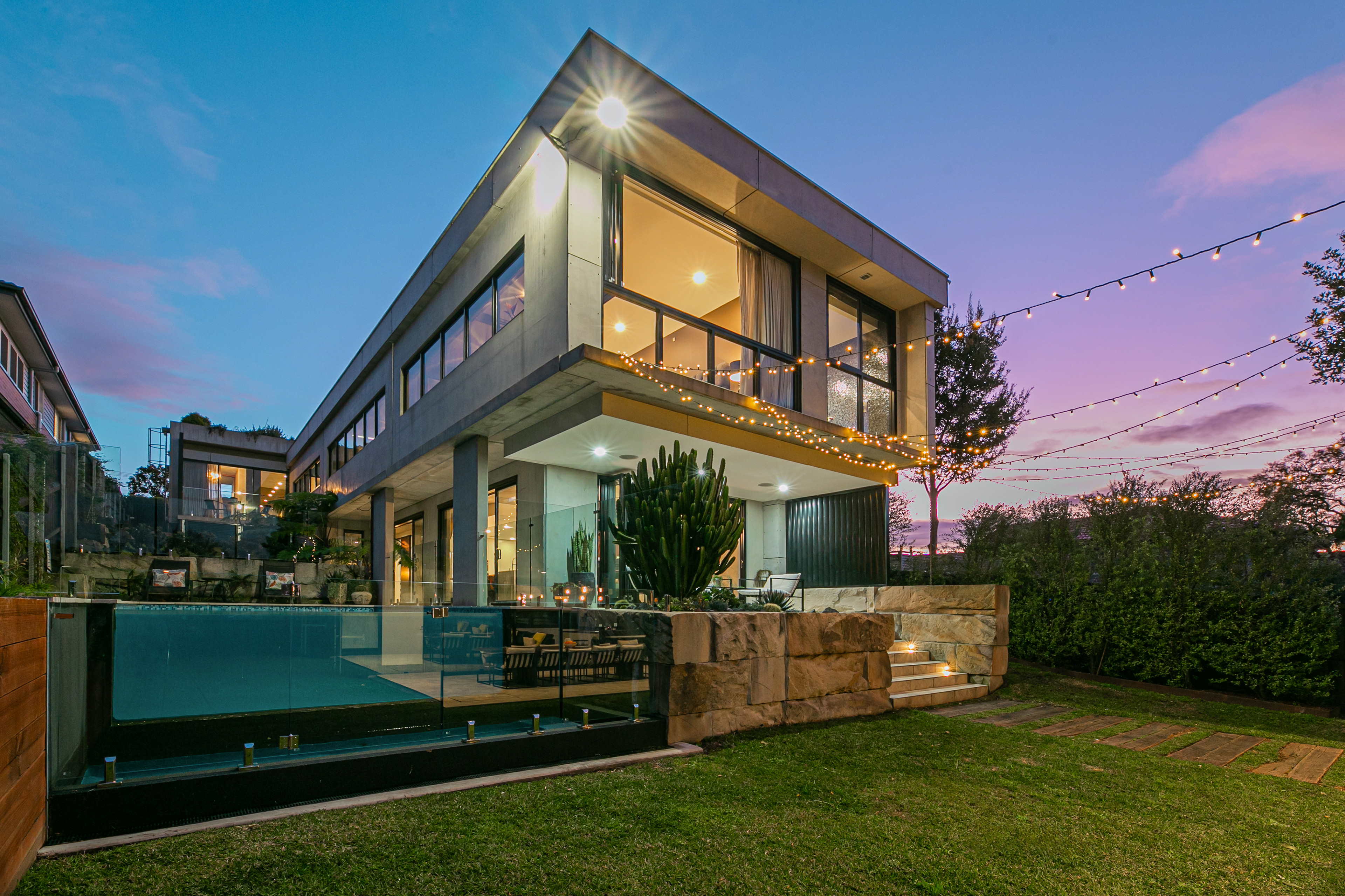 exterior dusk photo