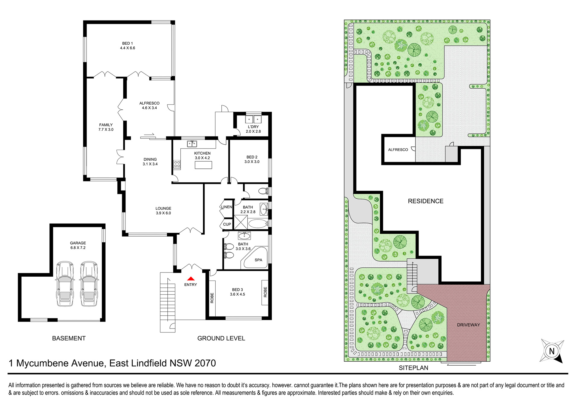 House floorplan + siteplan
