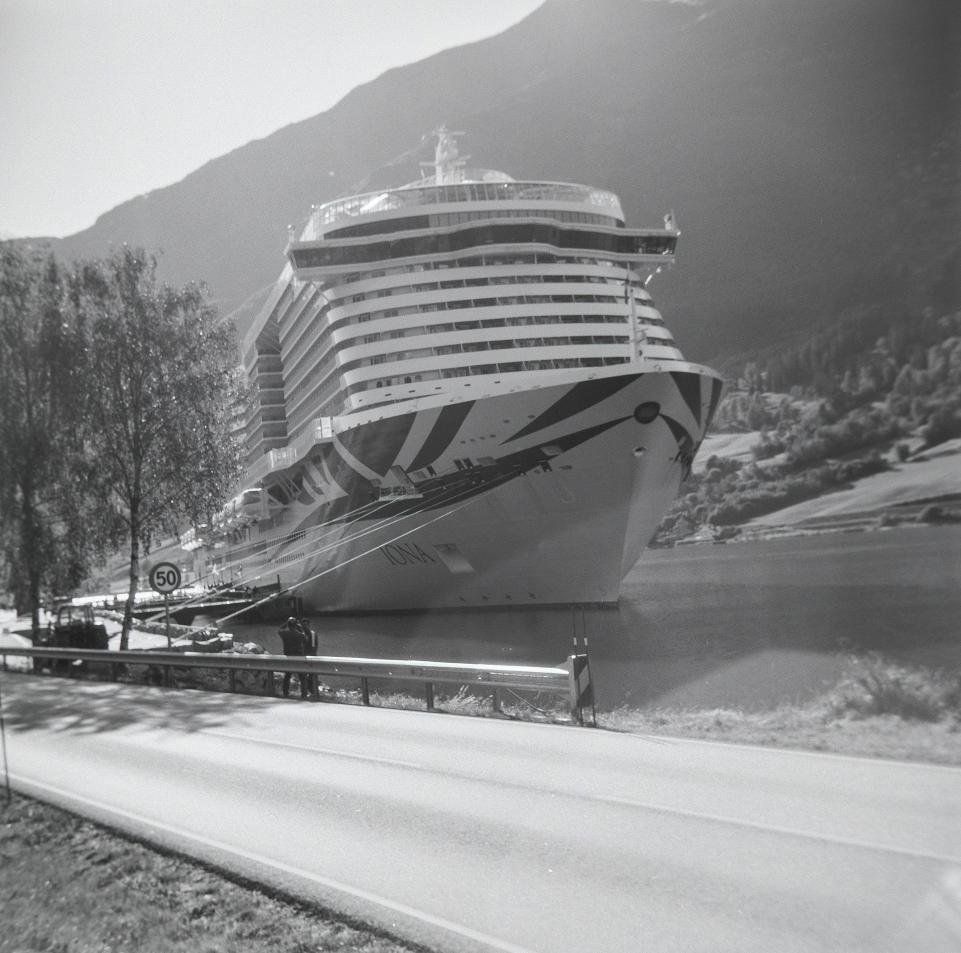 Iona in dock