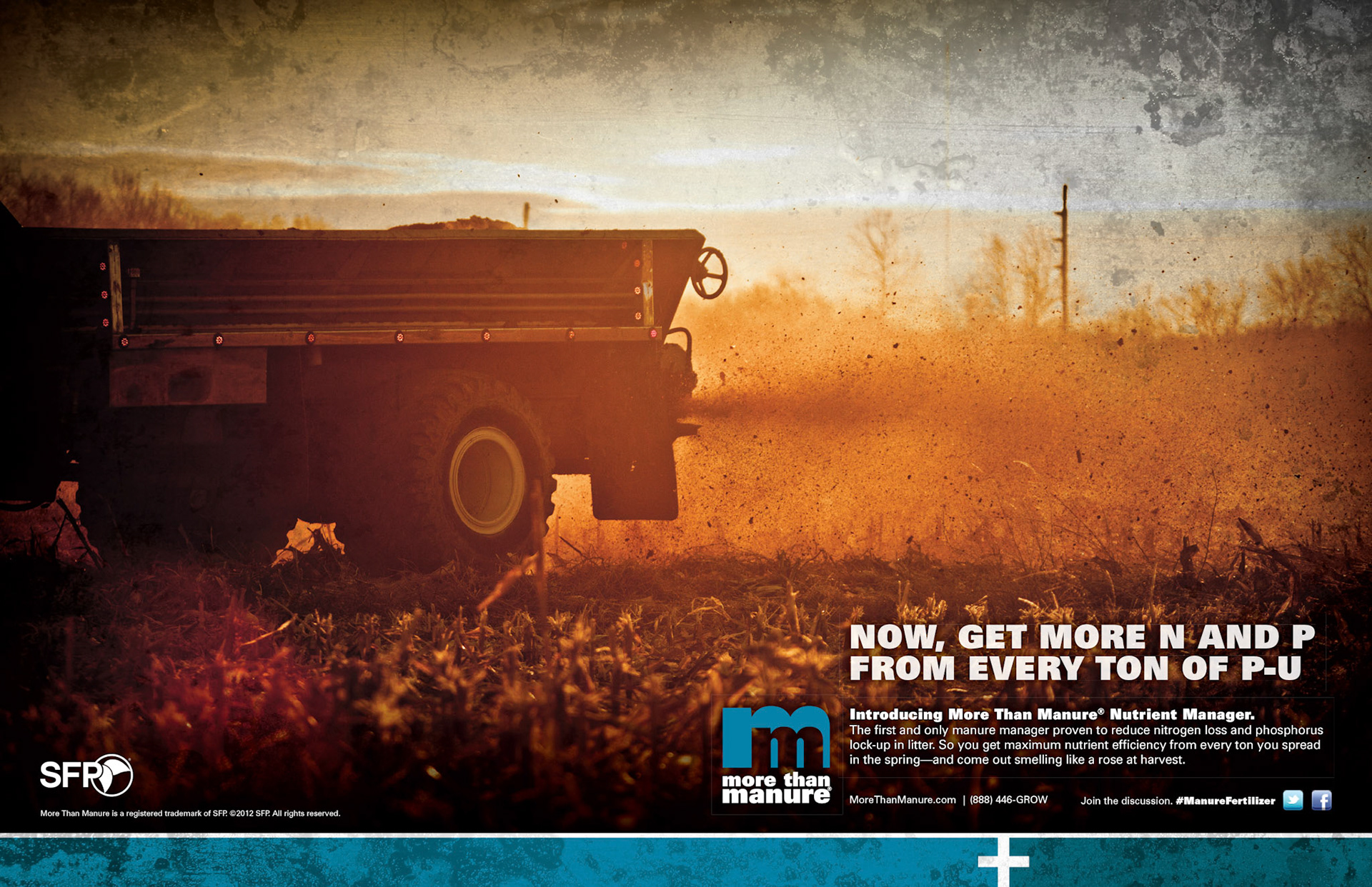 Get more N and P out of every ton of P-U. (dry manure)