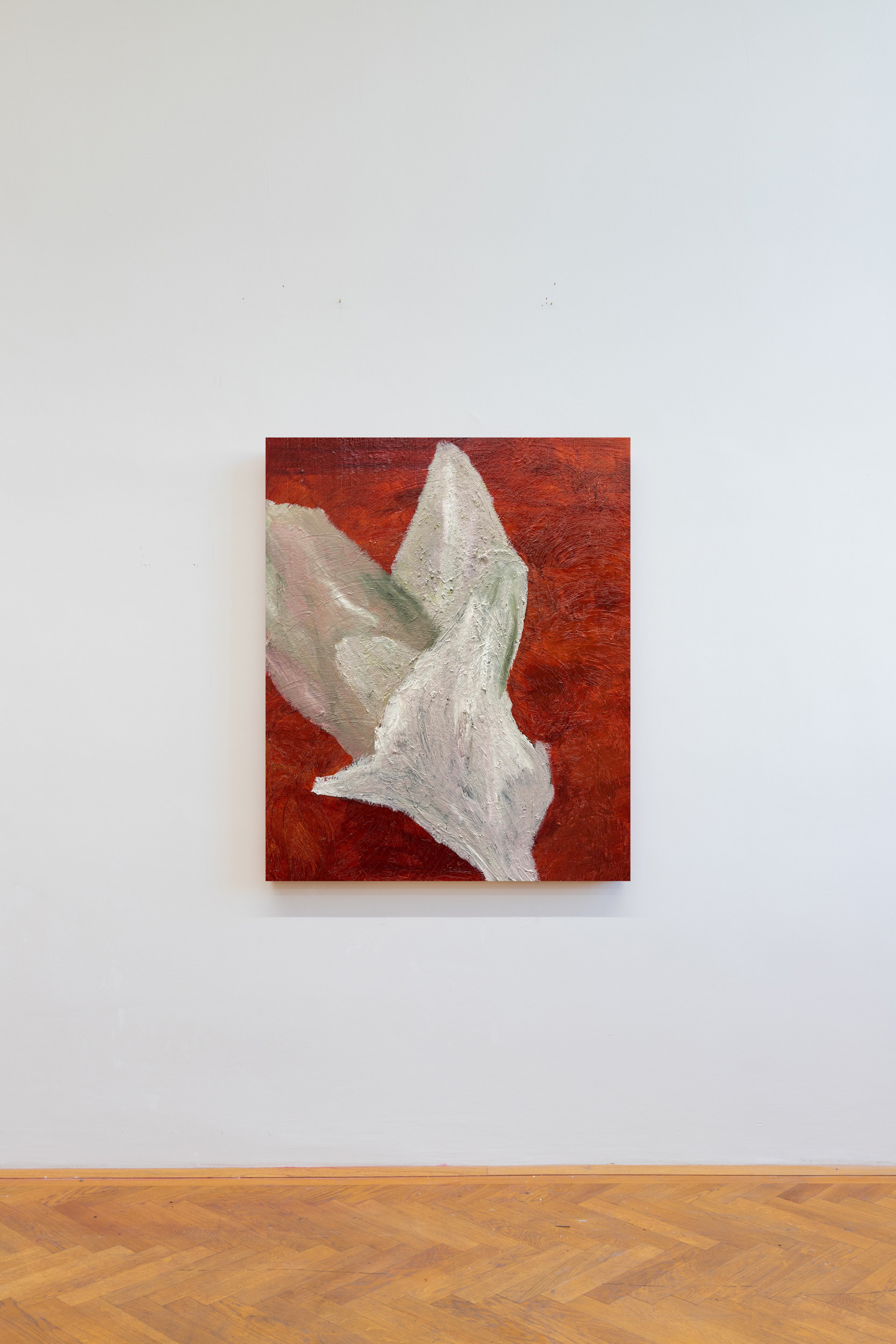 O.T., Öl und Gesso auf fester Baumwolle
