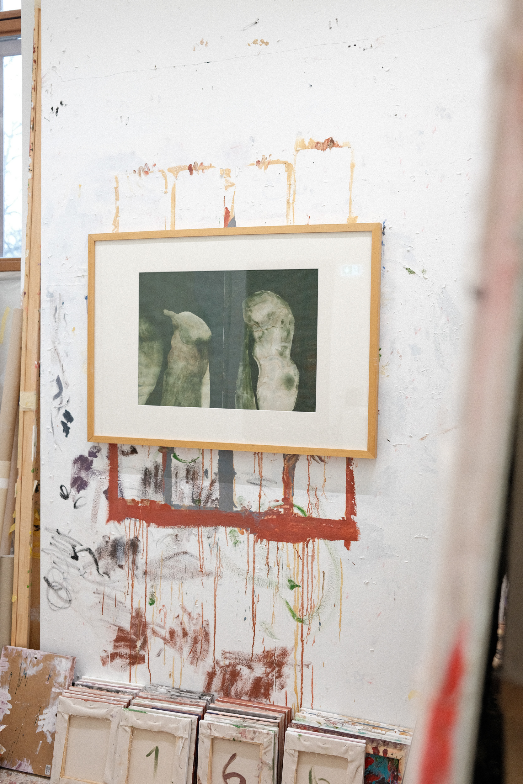 O.T., 2026, Aquarell auf Papier (Diptychon)