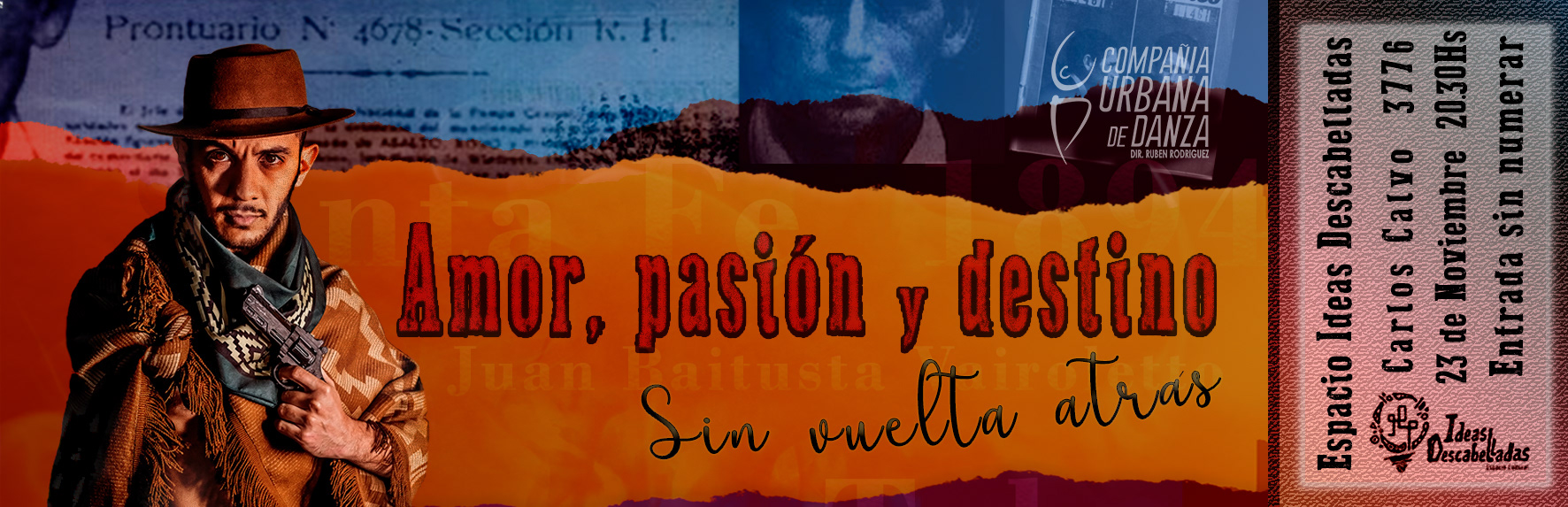 Fotografía y diseño gráfico de entrada (2019)