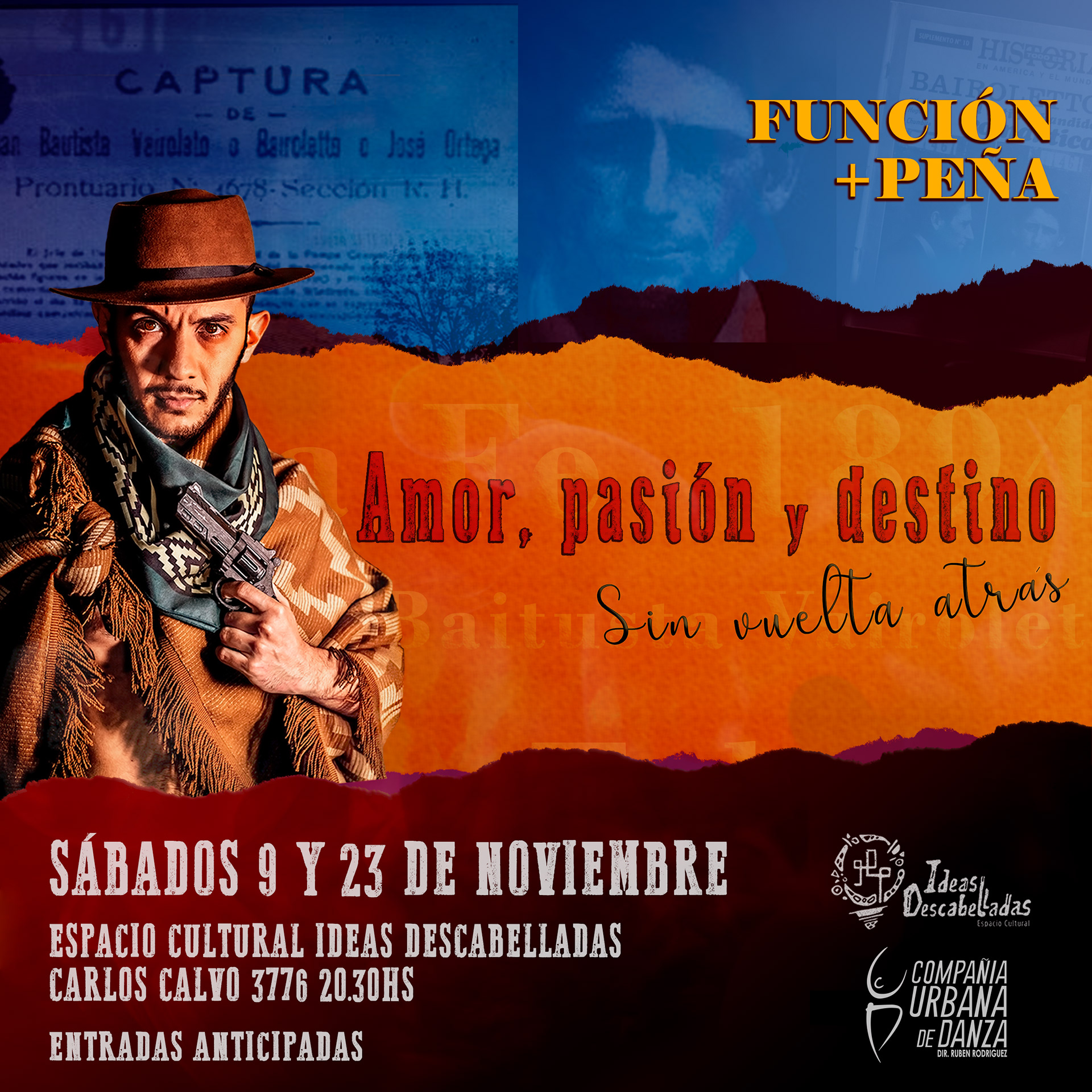 Fotografía y diseño gráfico de flyer (2019)