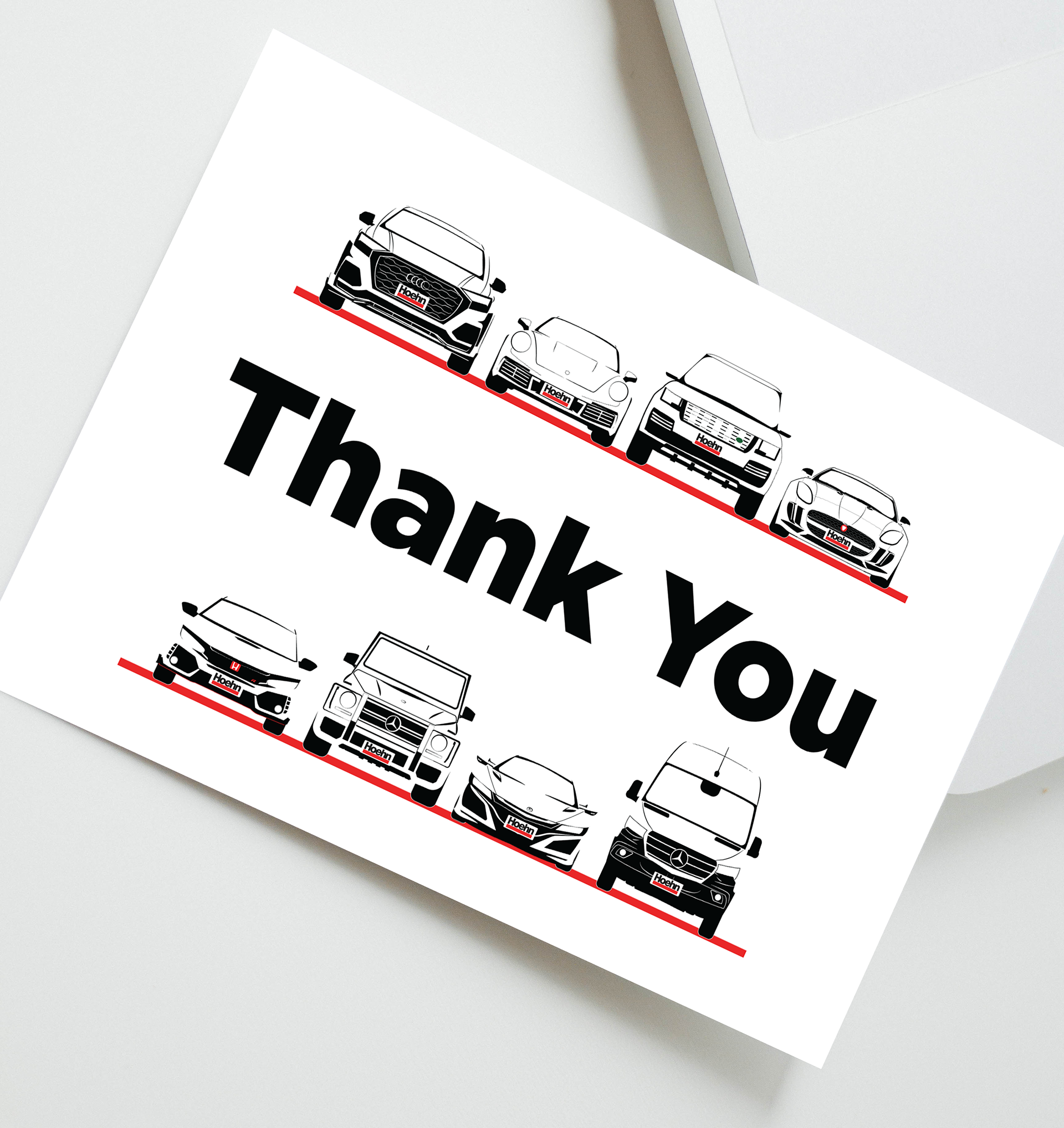Thank You Card for Clients, Retirees, and Partners