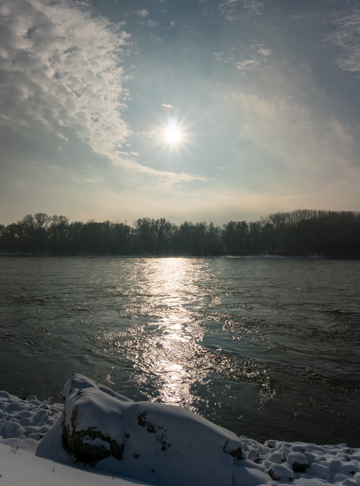 Ποταμός Δούναβης από το κάστρο του Ντεβίν, Σλοβακία - Danube River, view next to Devin Castle, Slovakia
