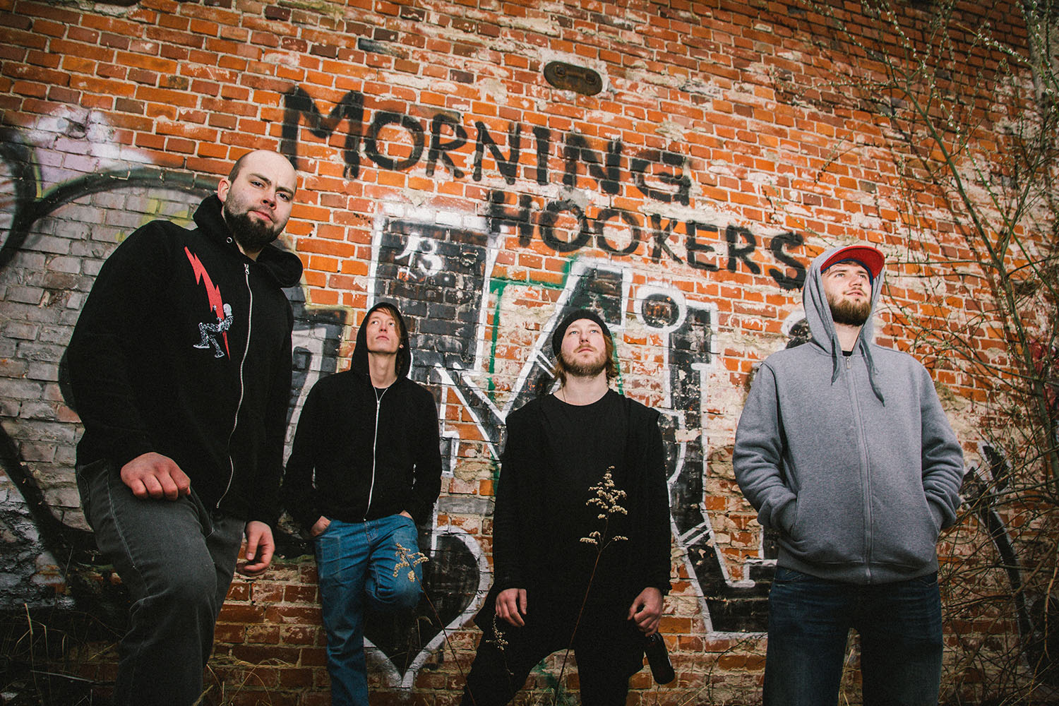 Rock band photoshoot