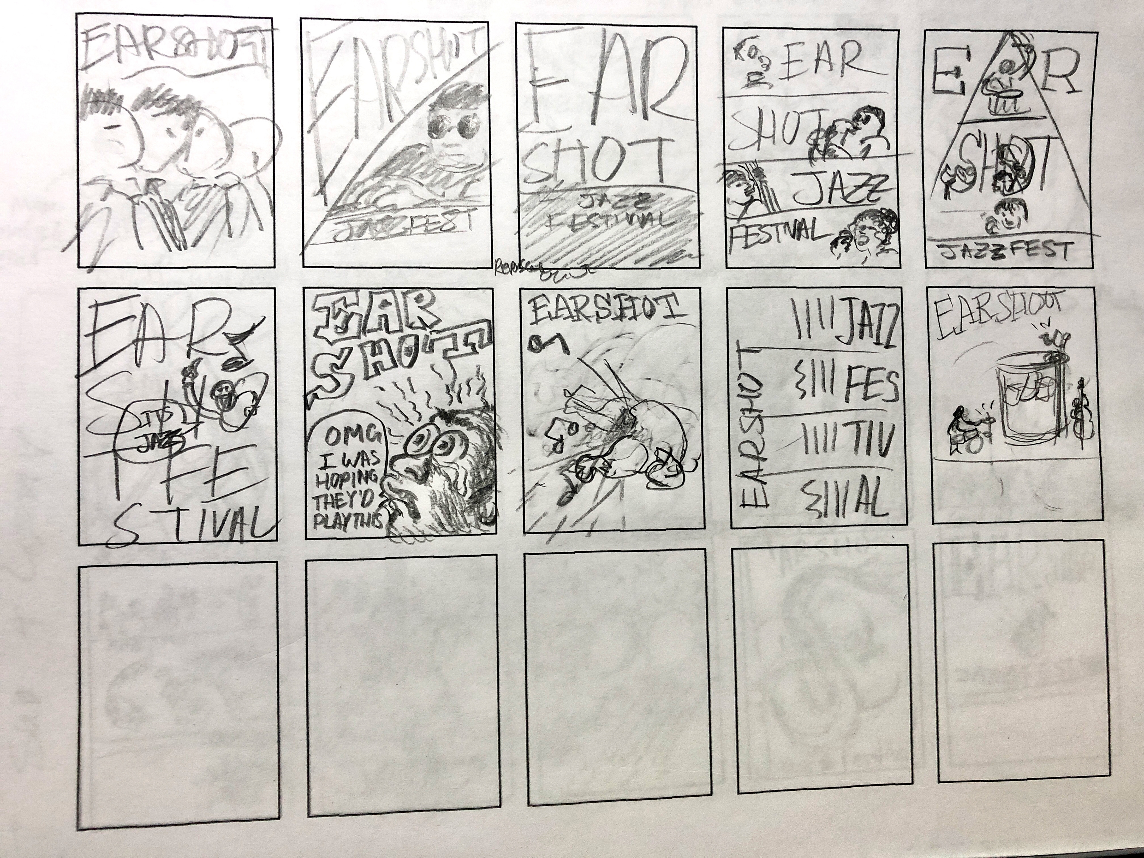 Jazz Fest Thumbnail Sketches 2