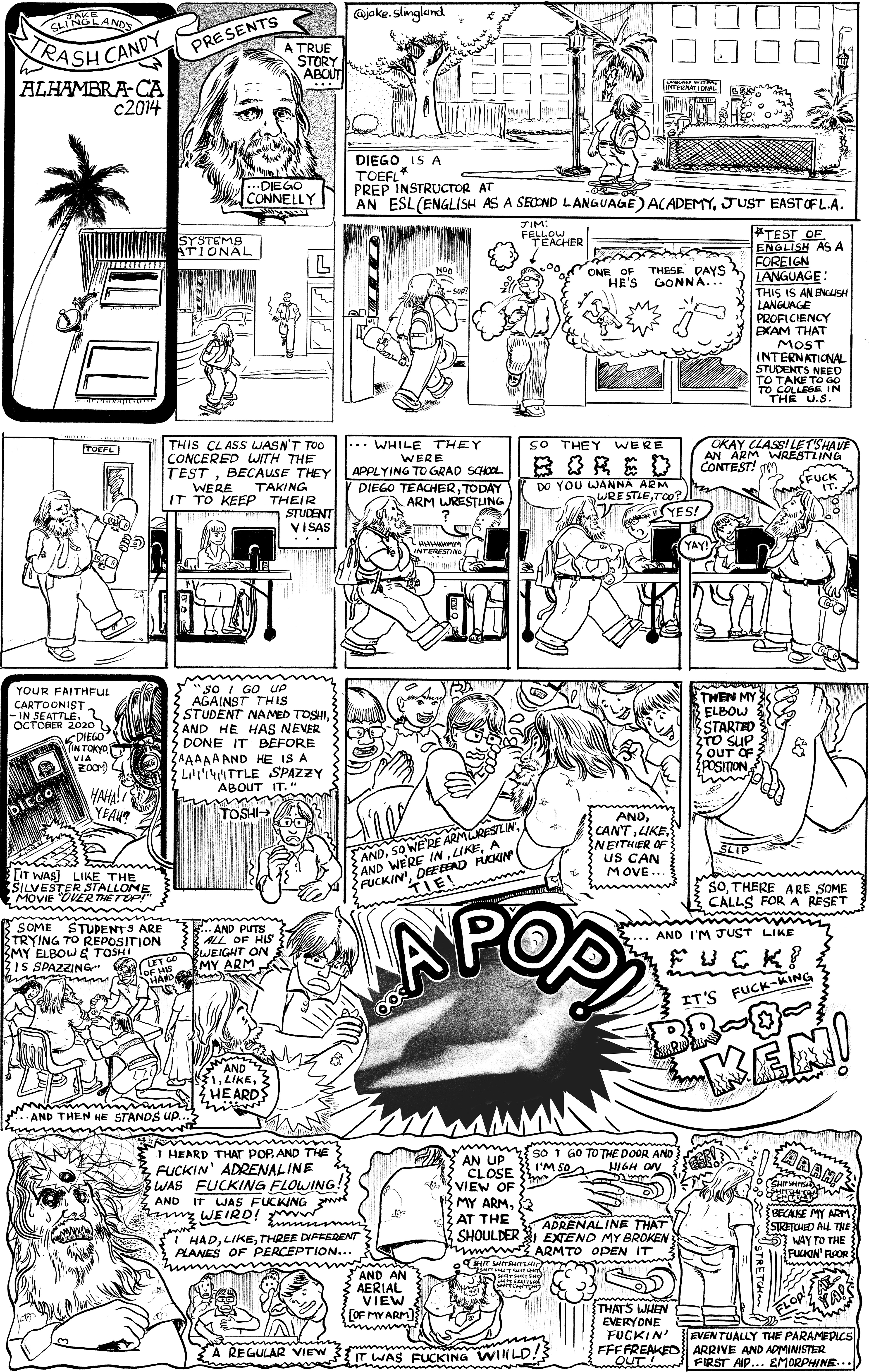 Scarfff Comics Newspaper issue 5: A True Story About Diego Connelly