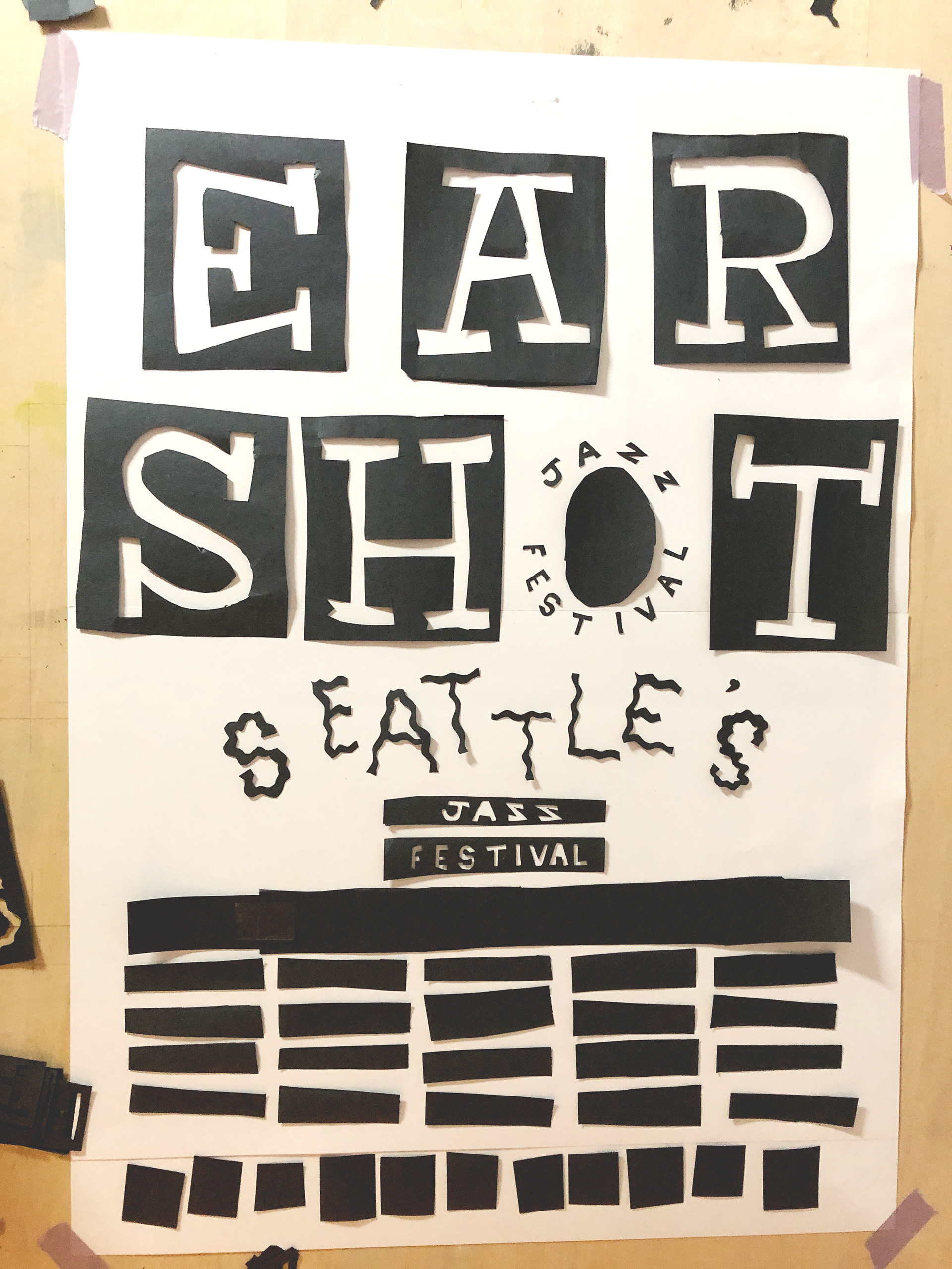 Cut Paper Type Poster Iteration 2