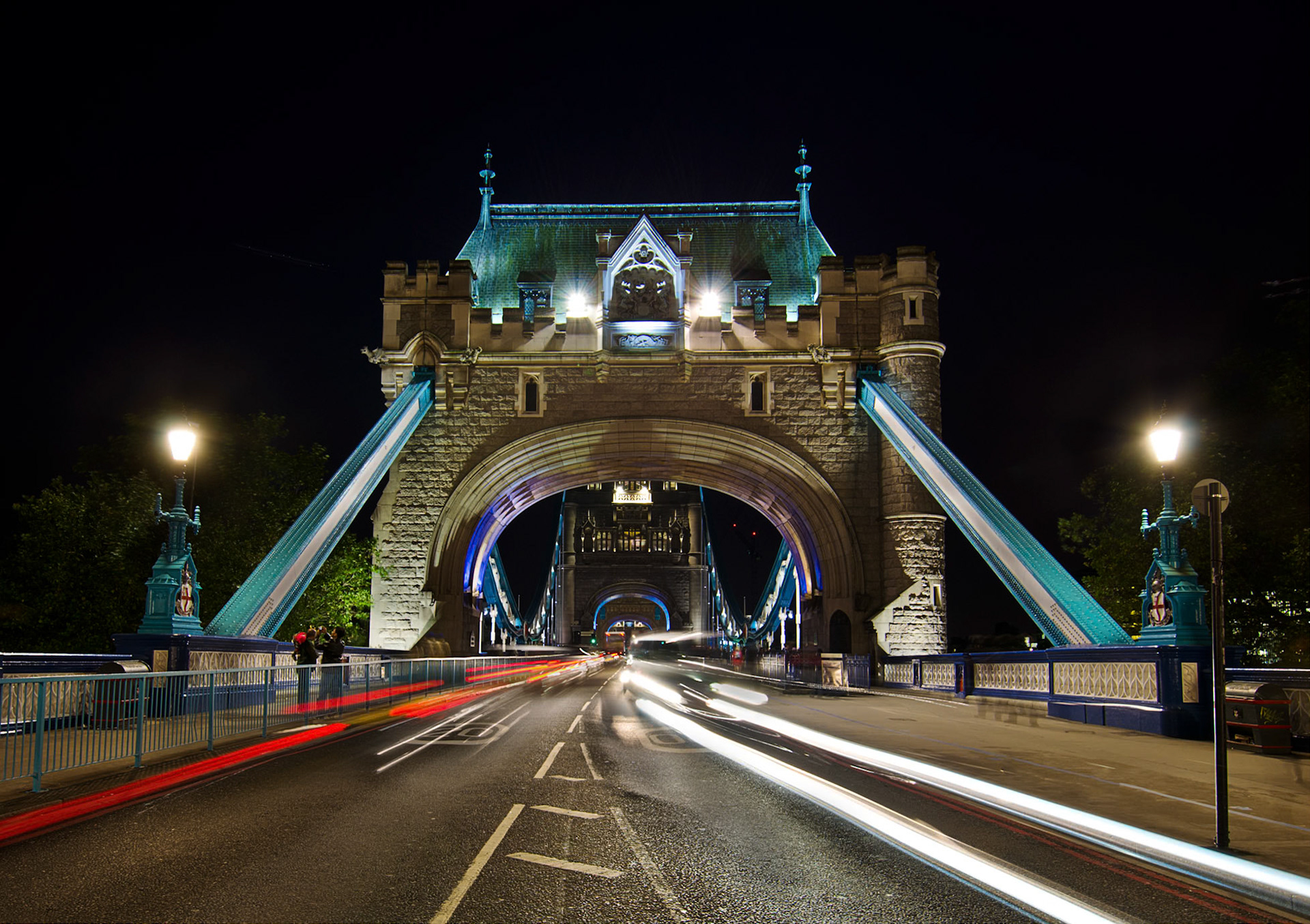 Tower Bridge by night, London