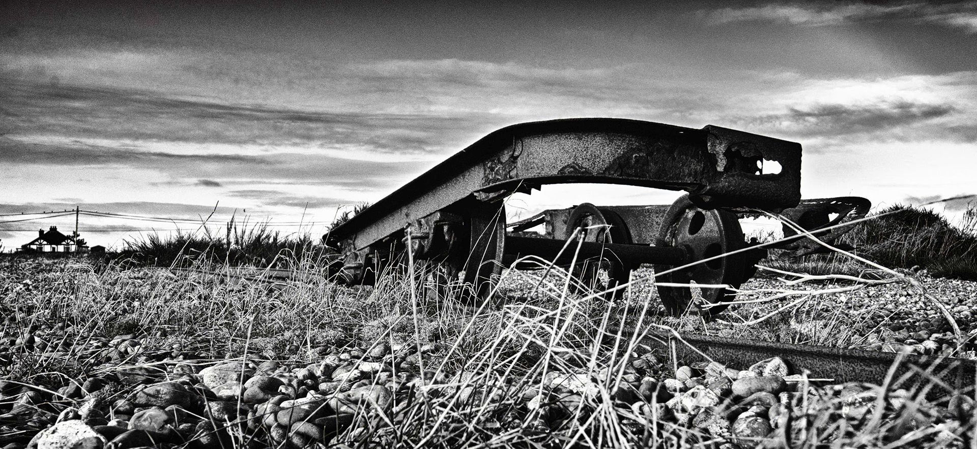 Abandoned railway, Dungeness, Kent