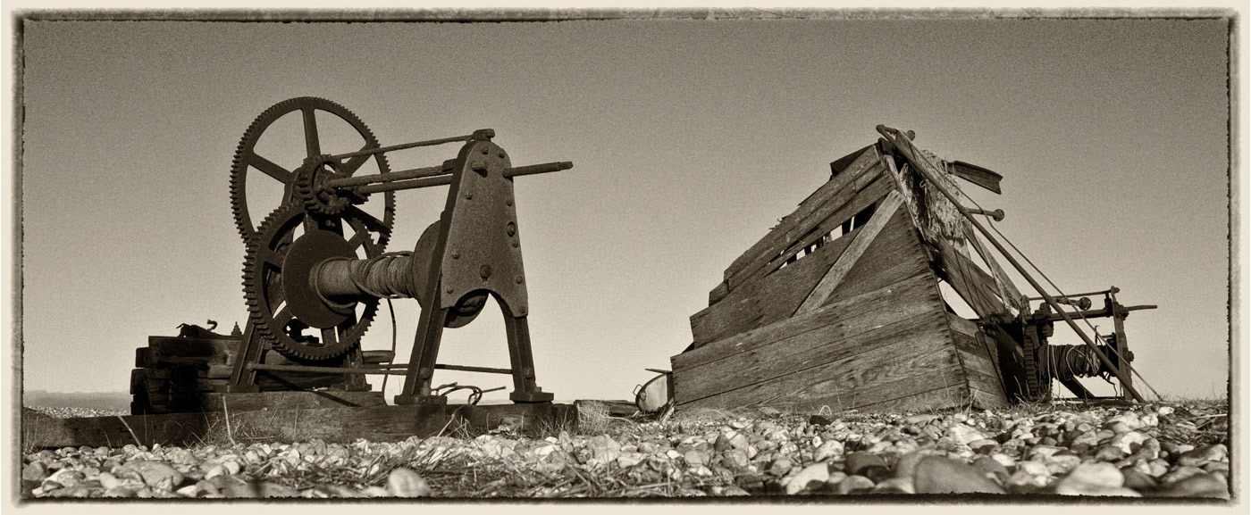 Winch and boat, Dungeness, Kent