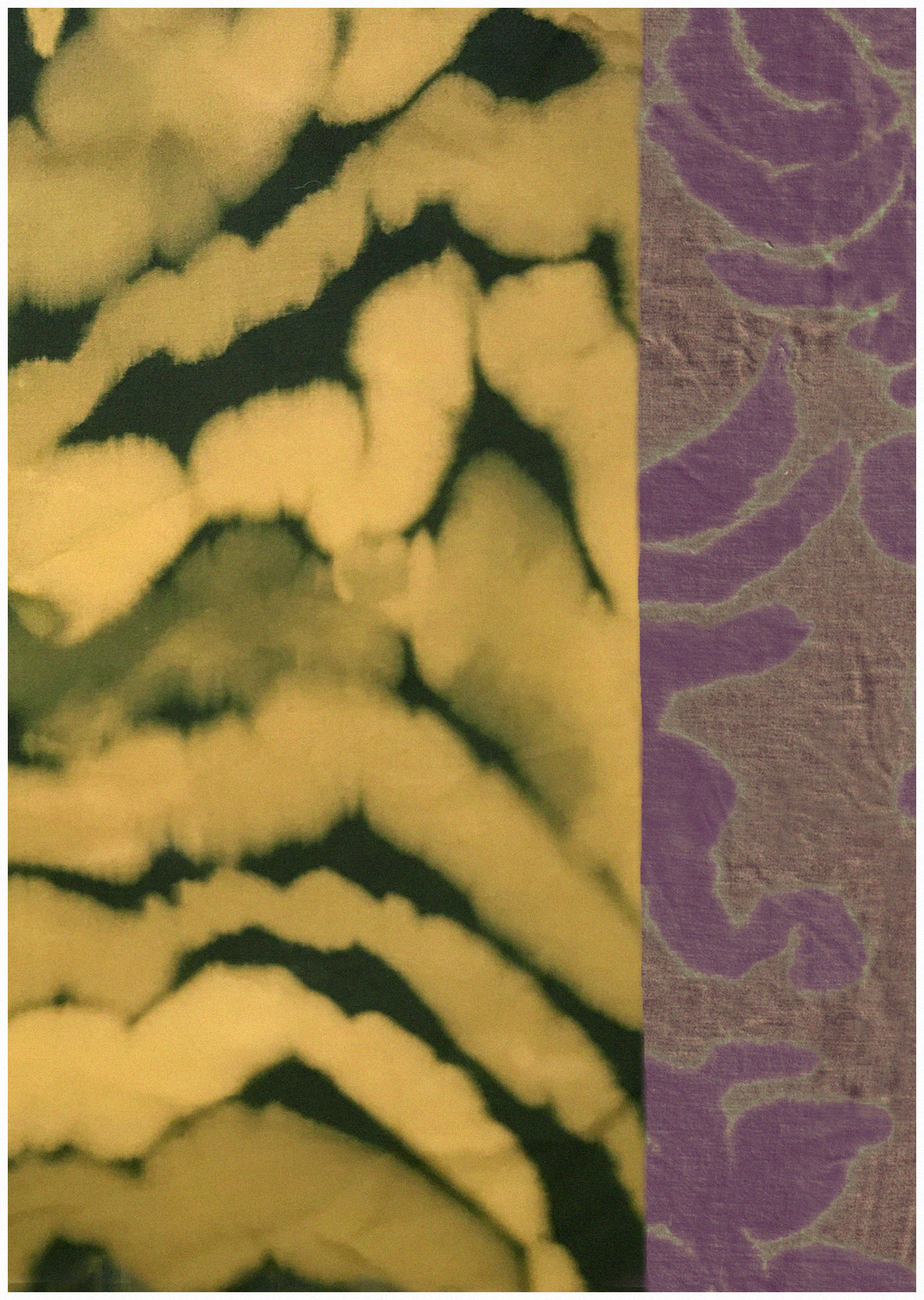 dye and paint on cotton