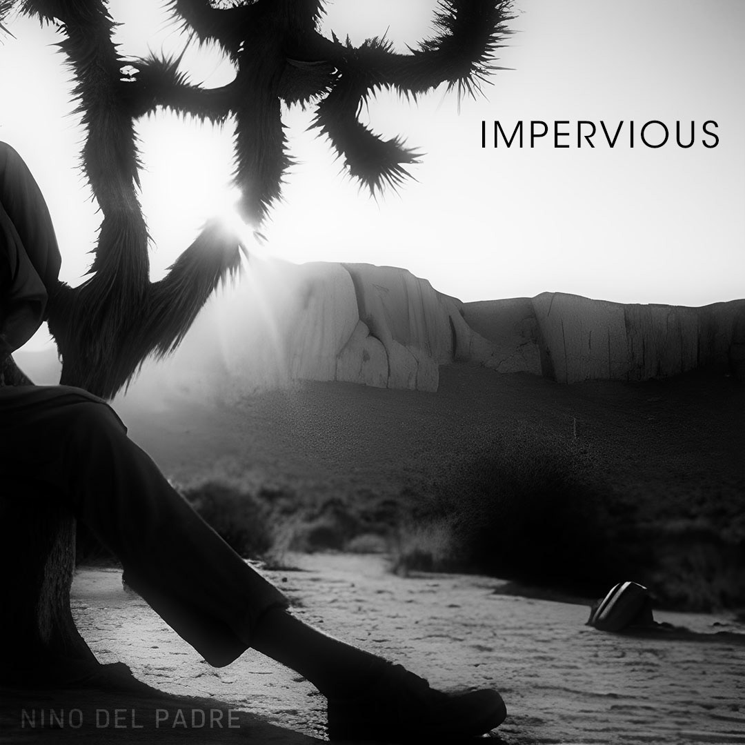 AI-Generated Nino Del Padre Impervious Album Cover created with Mage.Space