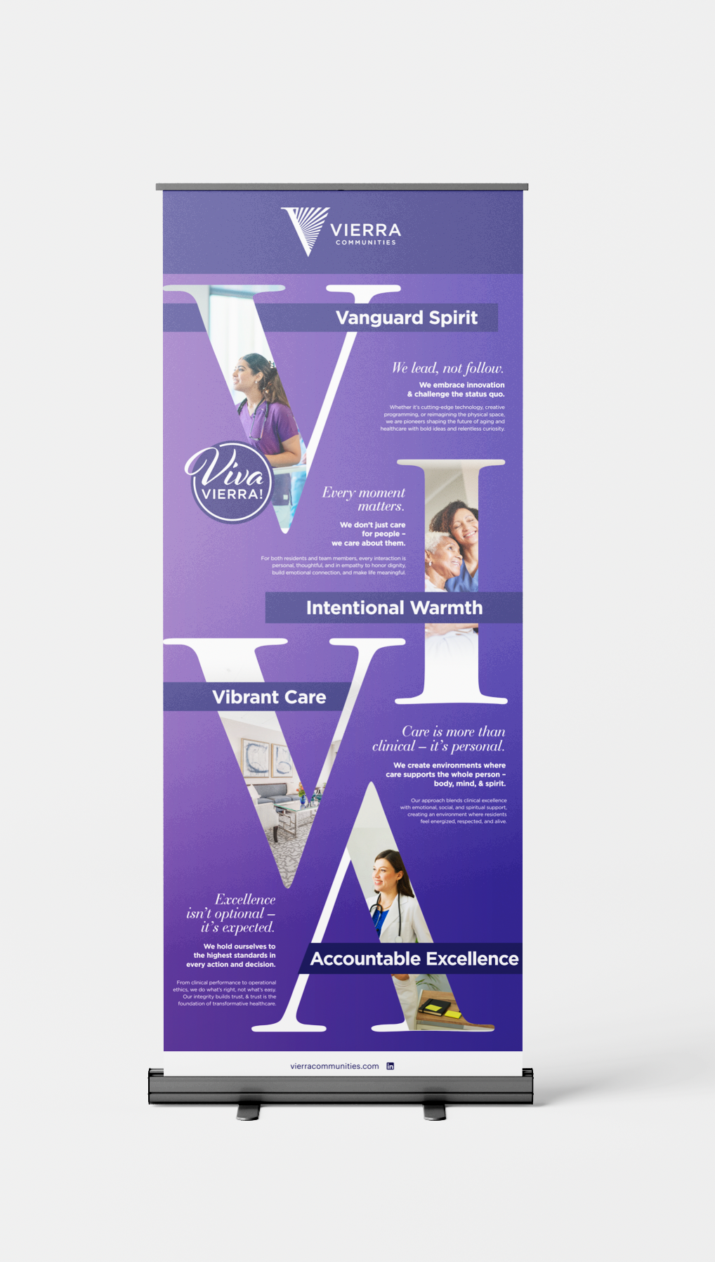 Vierra Communities brand application 2