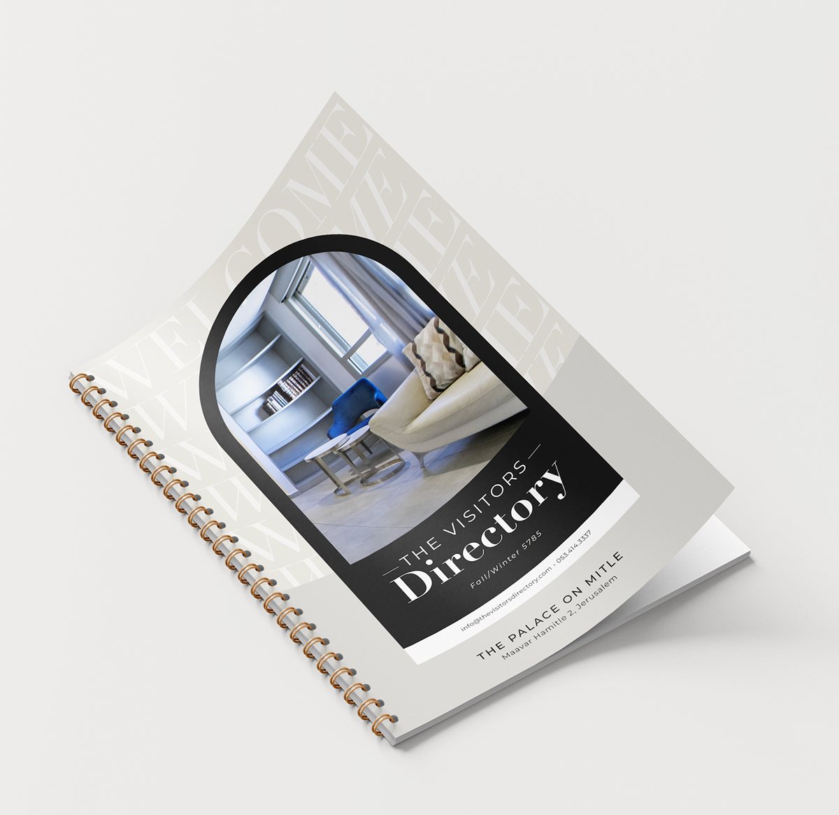 The Visitors Directory brand application 2
