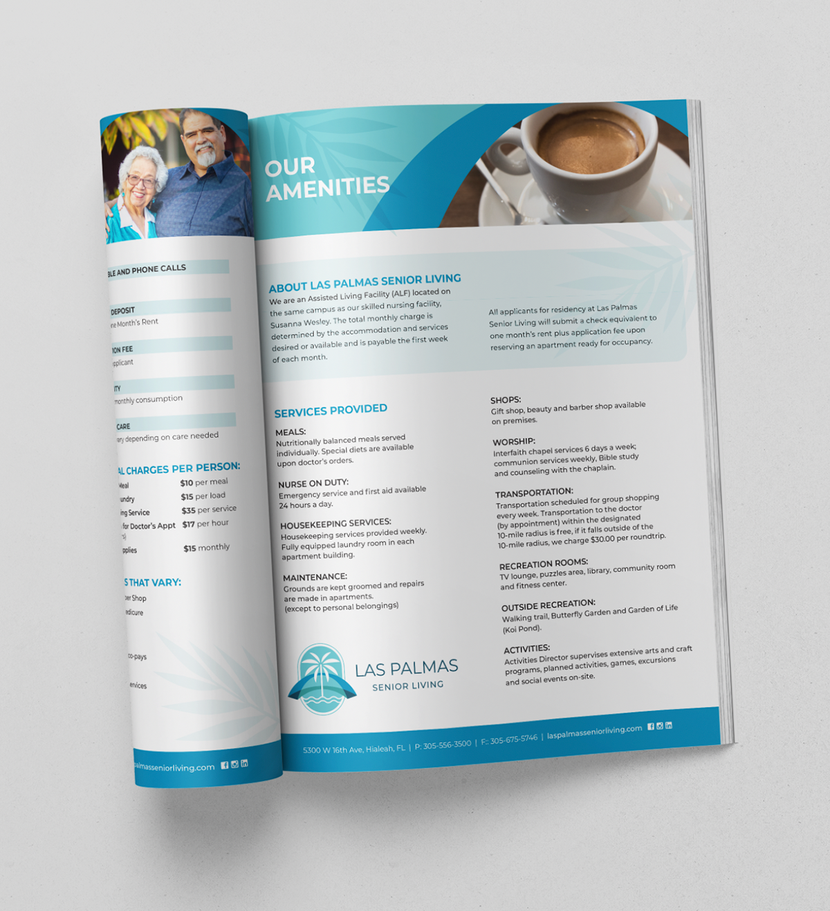 Las Palmas Village brand application 2