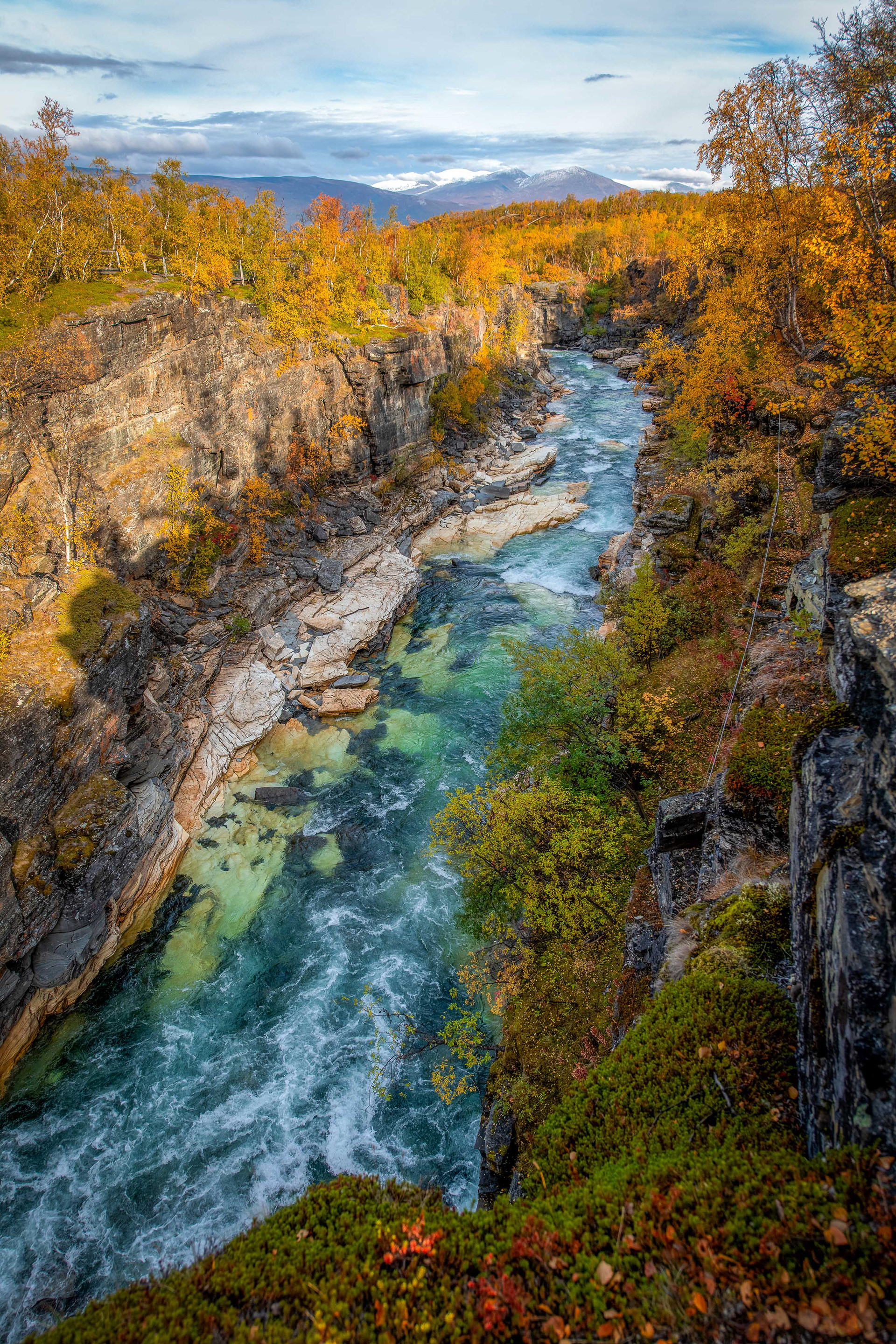 Abiskojåkka canyon