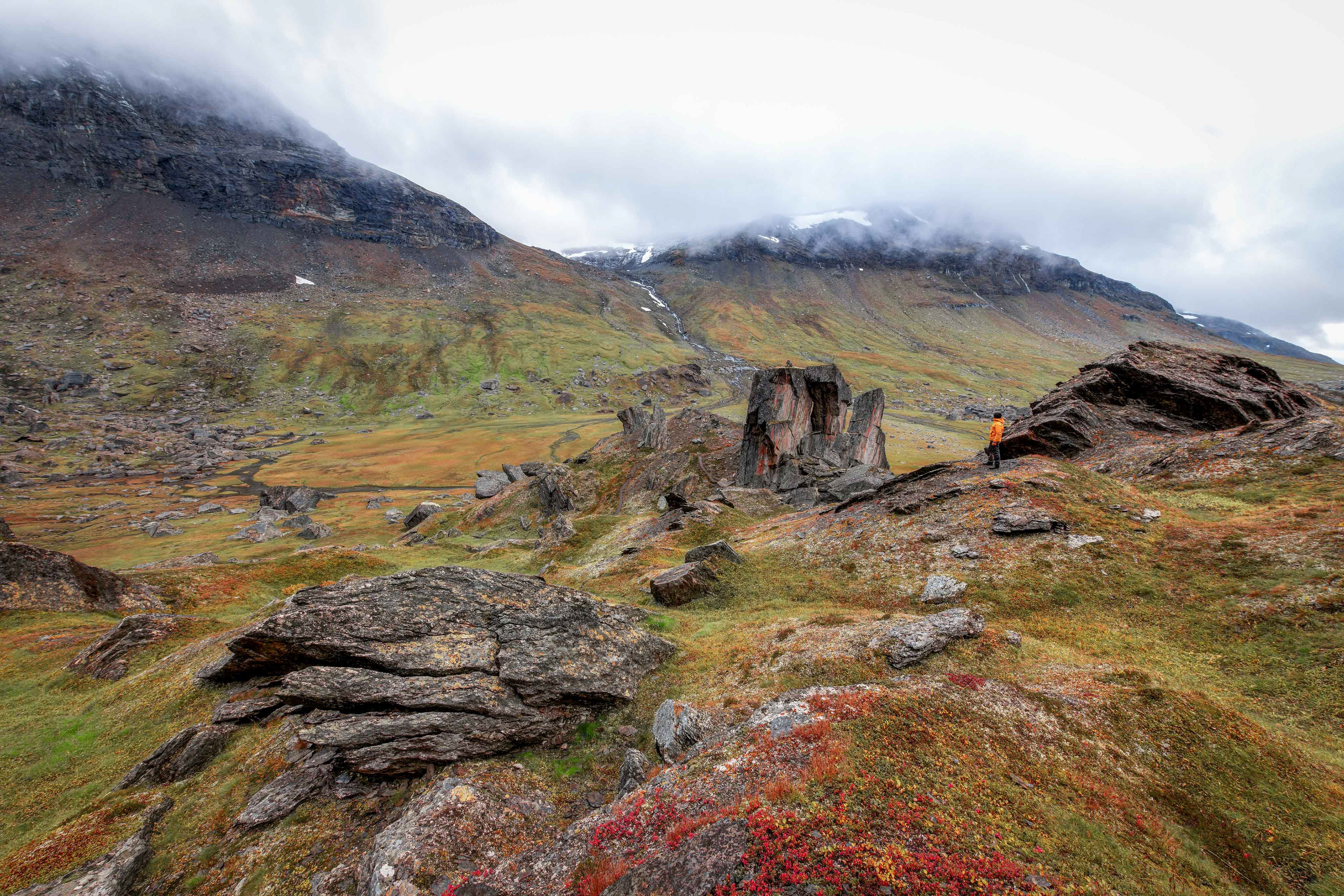 Rock formations in Gearggevaggi