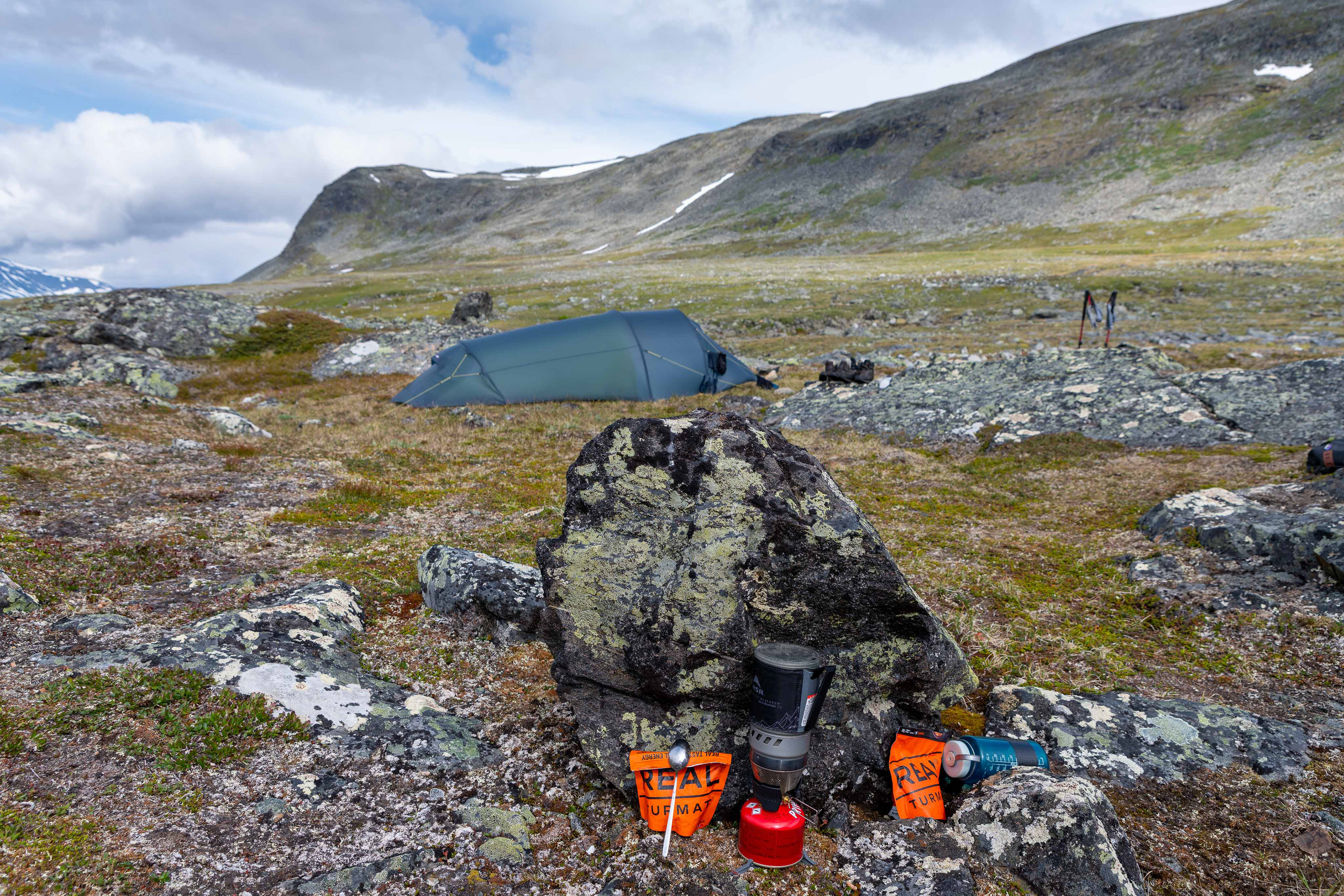 Camping on Snávvávágge