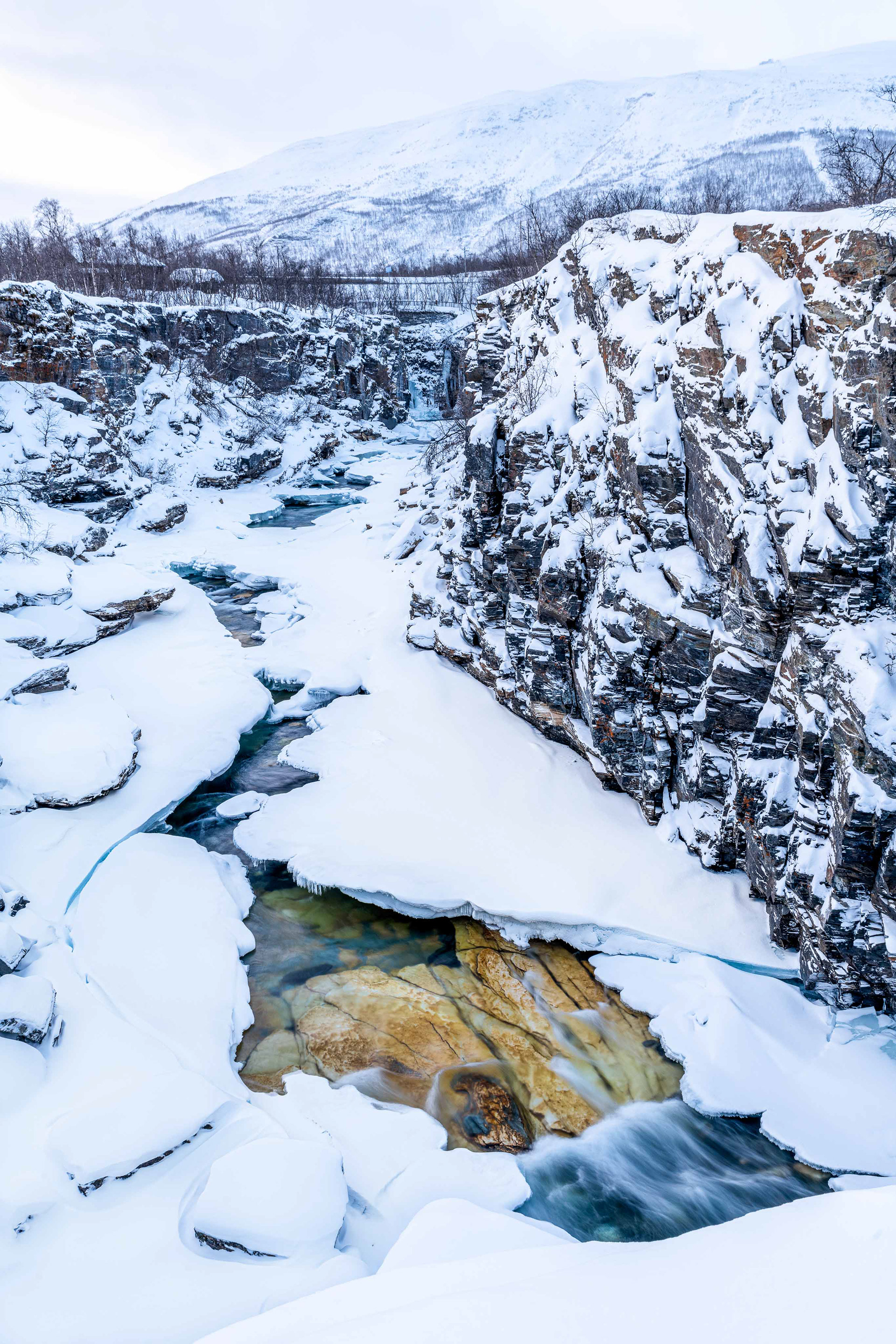 Abiskojåkka canyon