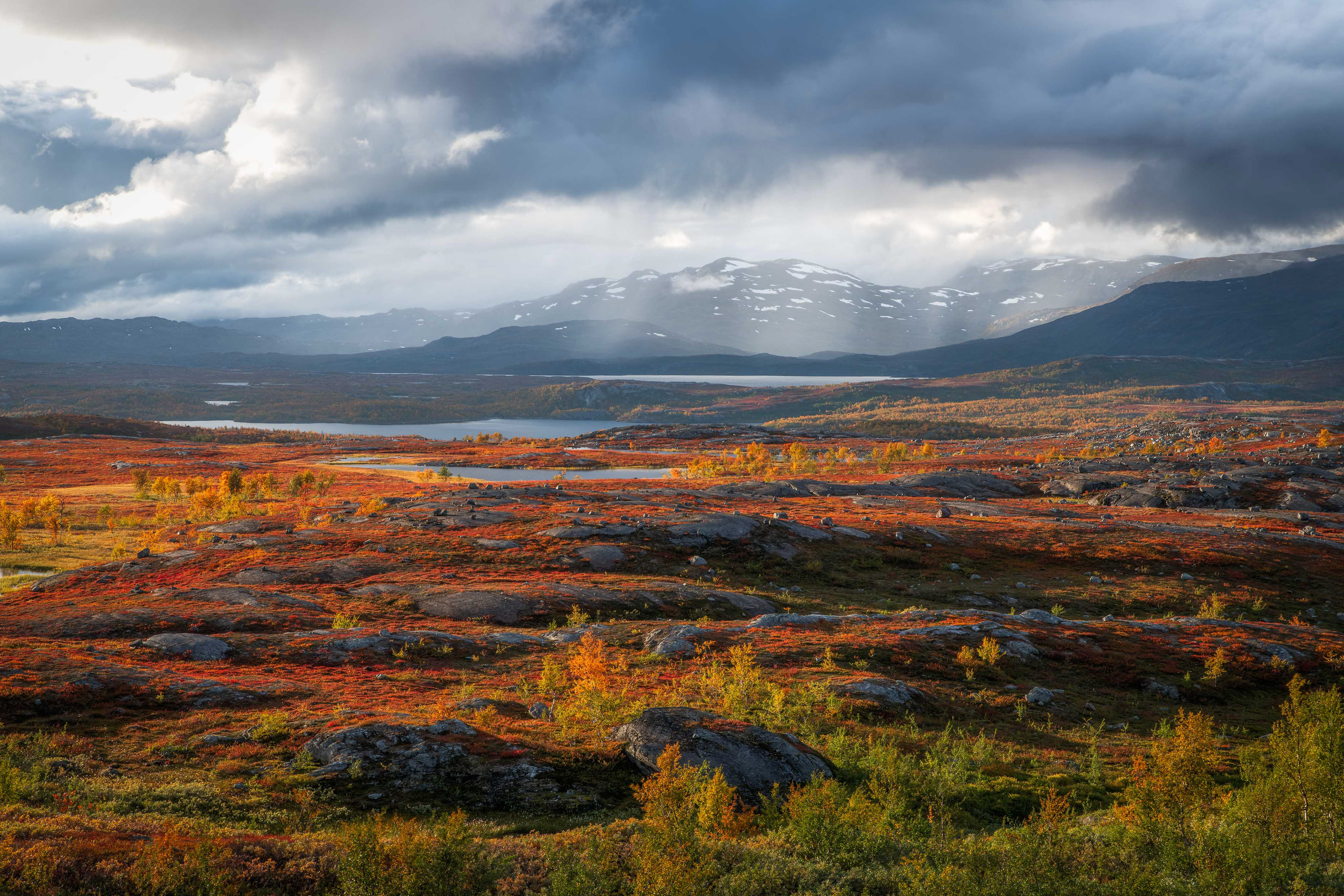 On the border between Sweden and Norway