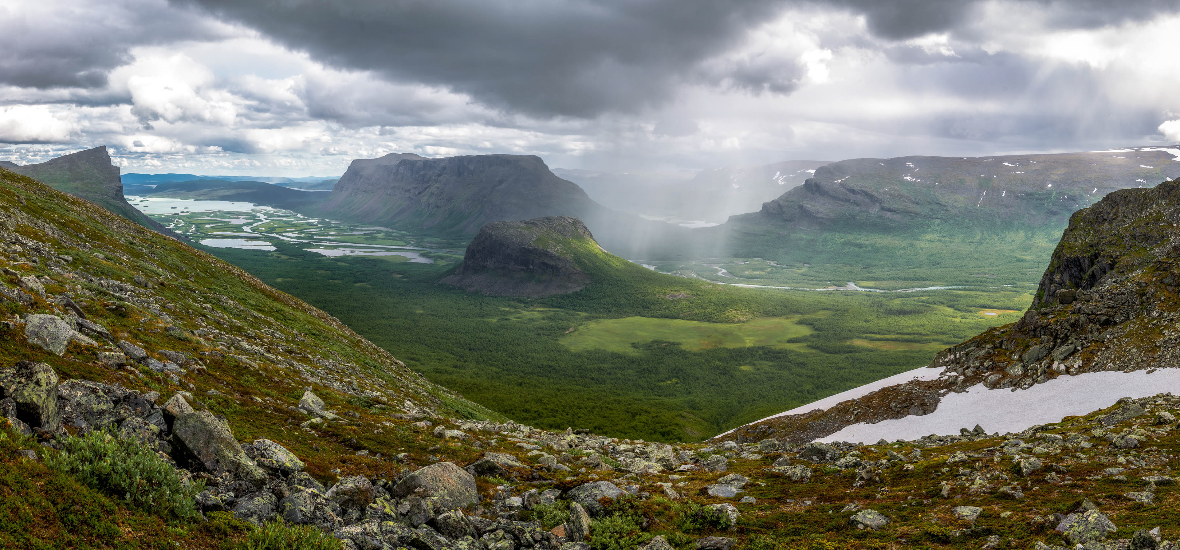 Rainstorm in Rapadalen