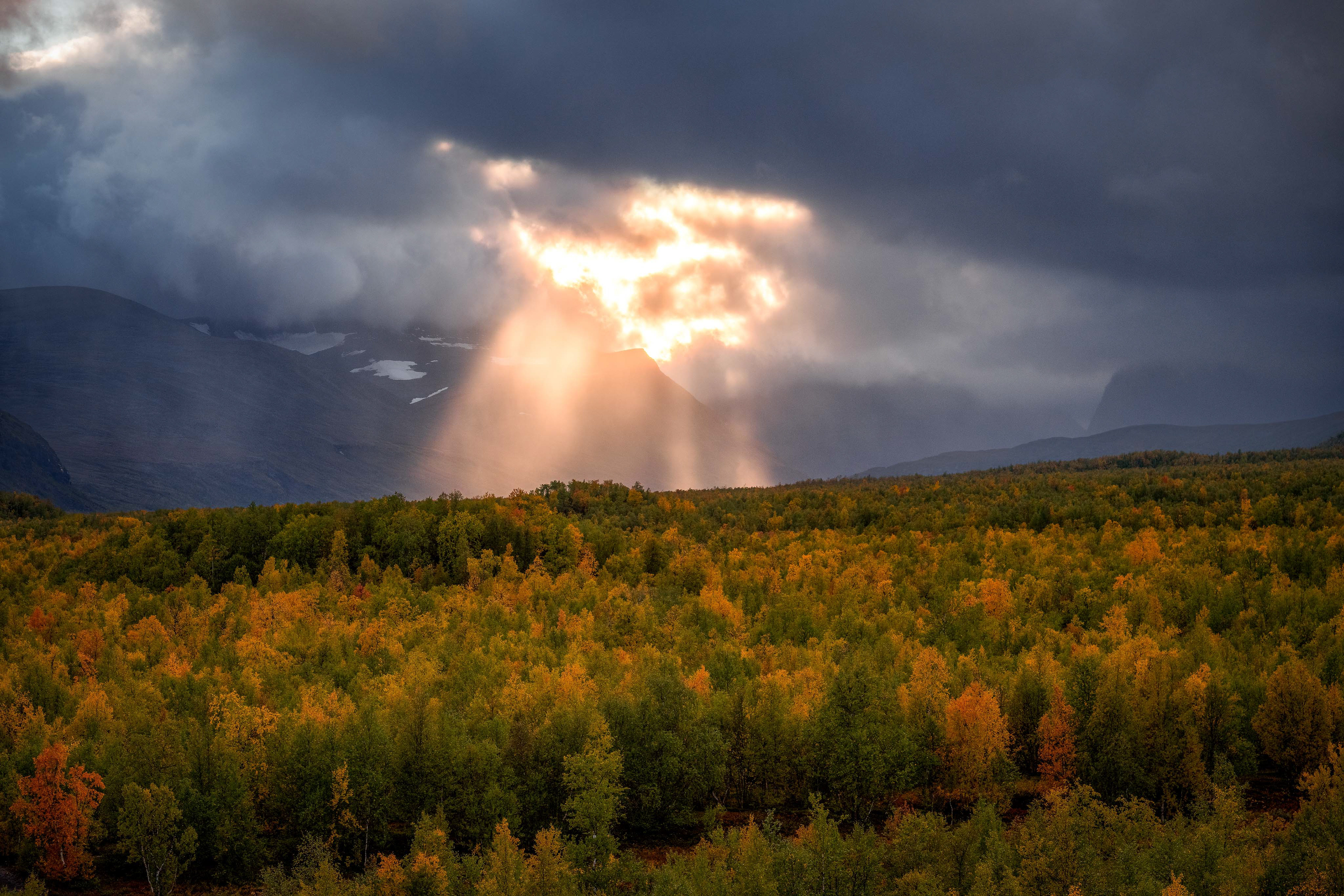 Sunset in Nikkaloukta