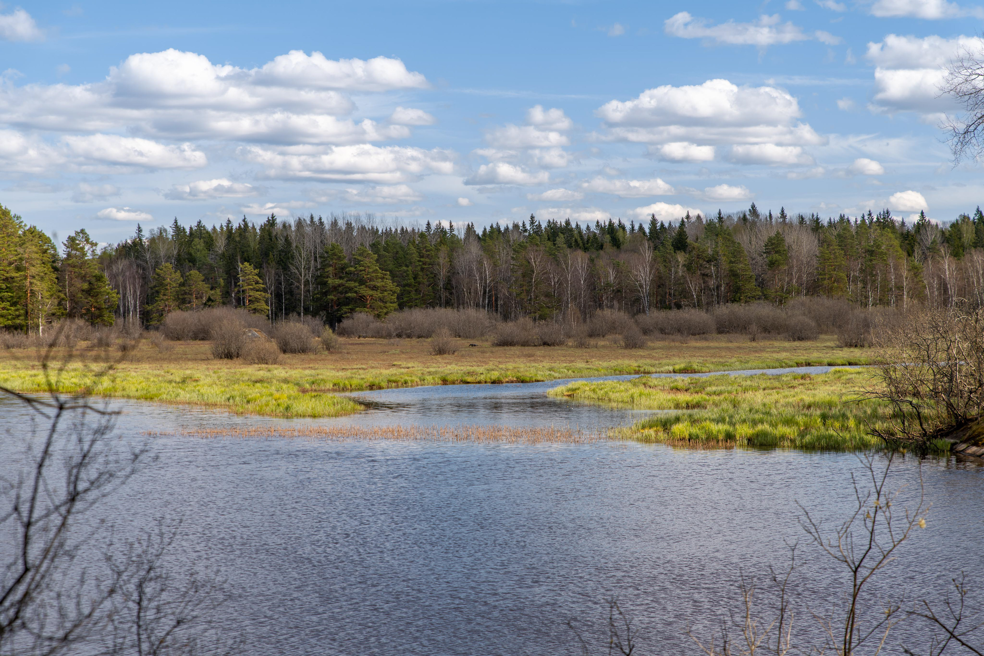 River landscape around Öberget